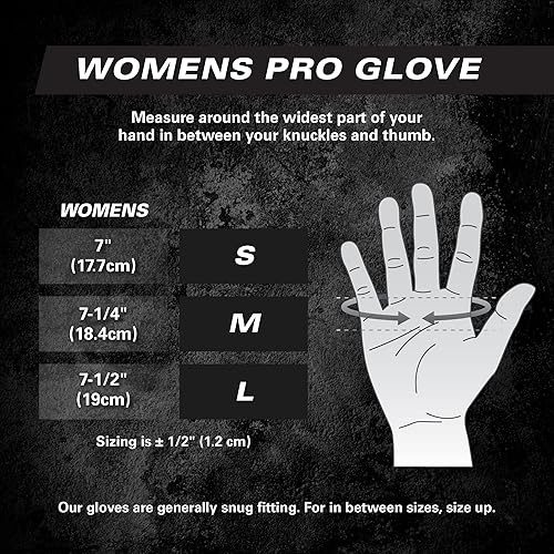 Miniatura 4 de Guantes Harbinger Pro para mujer con palma de cuero acolchada con ventilación para levantamiento de pesas, entrenamiento, fitness y entrenamientos