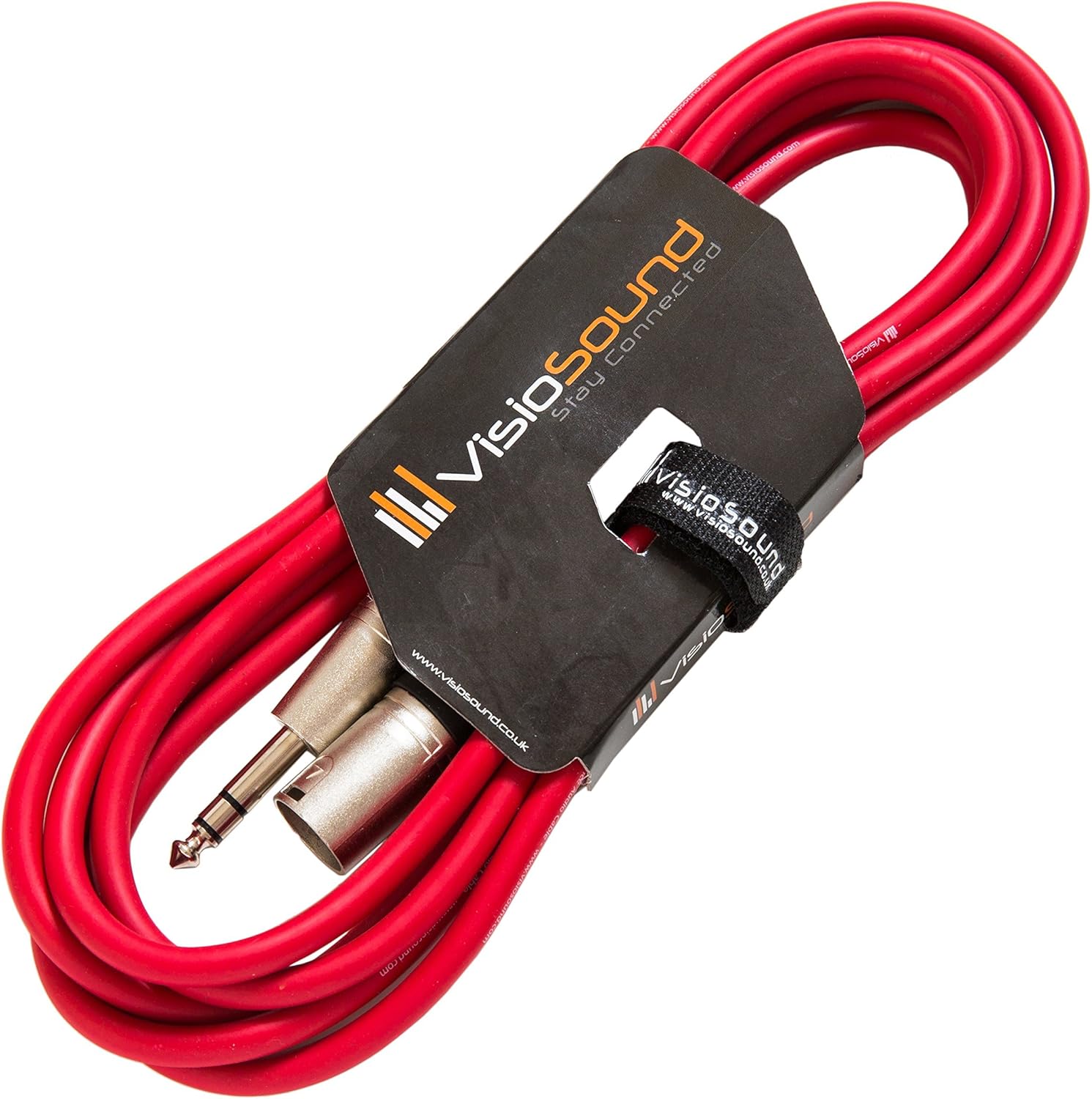 Male XLR to 6.35mm Stereo TRS Jack Lead/Balanced Signal/Audio Speaker