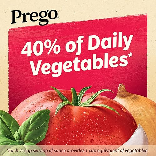 Vista 118 de Prego Salsa italiana de carne de salchicha y ajo, tarro de 23.5 onzas (caja de 12)