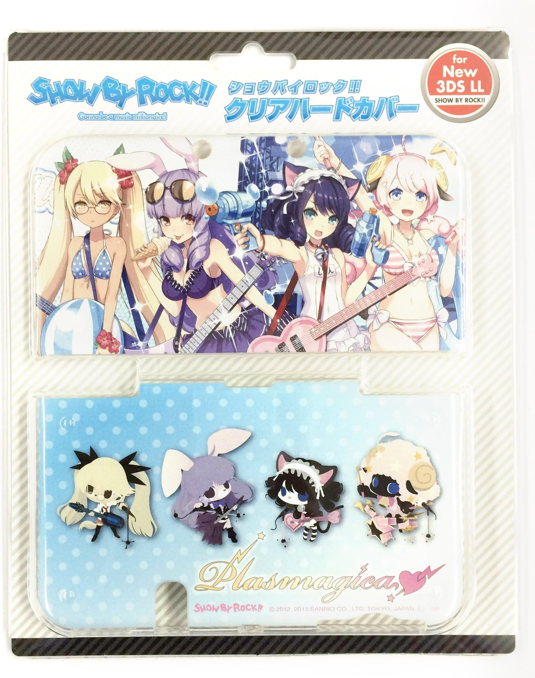 New3dsll Clear Hard Cover Show By Rock Plasmagica