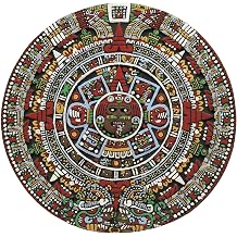 EW Designs Tribal Aztec Stone Coin Icon Vinyl Decal Bumper Sticker 4" Wide