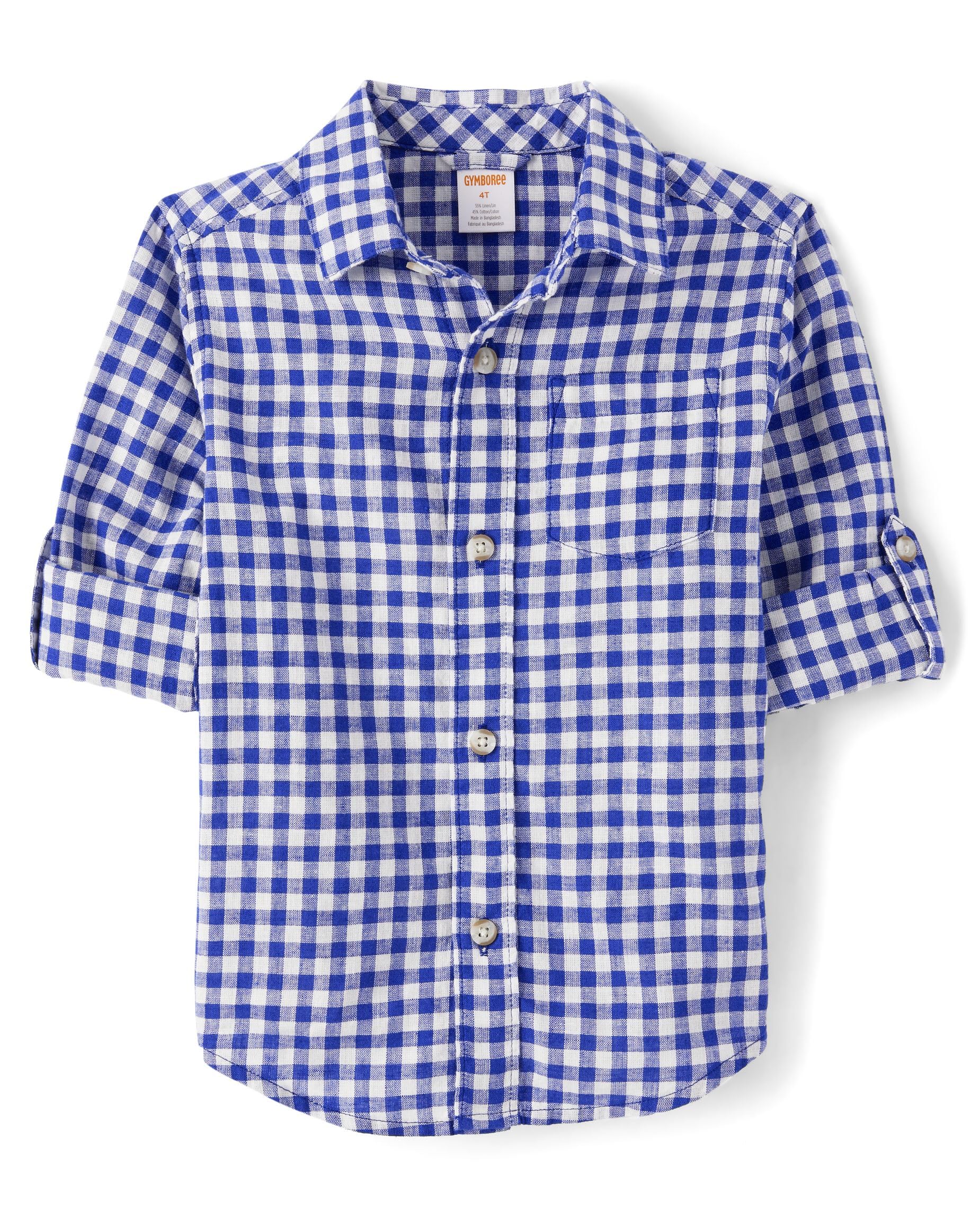 Gymboree Boys' and Toddler Long Sleeve Button Up Shirts