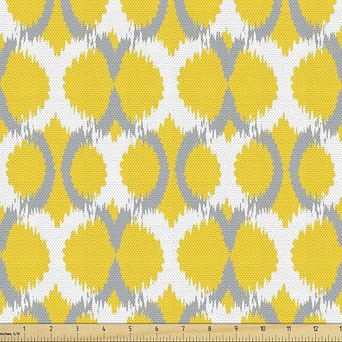 Miniatura 44 de Tela de panda Lunarable de The Yard, diseño de oso asiático con dibujos animados comiendo hojas y ramas, animal silvestre, tela decorativa para