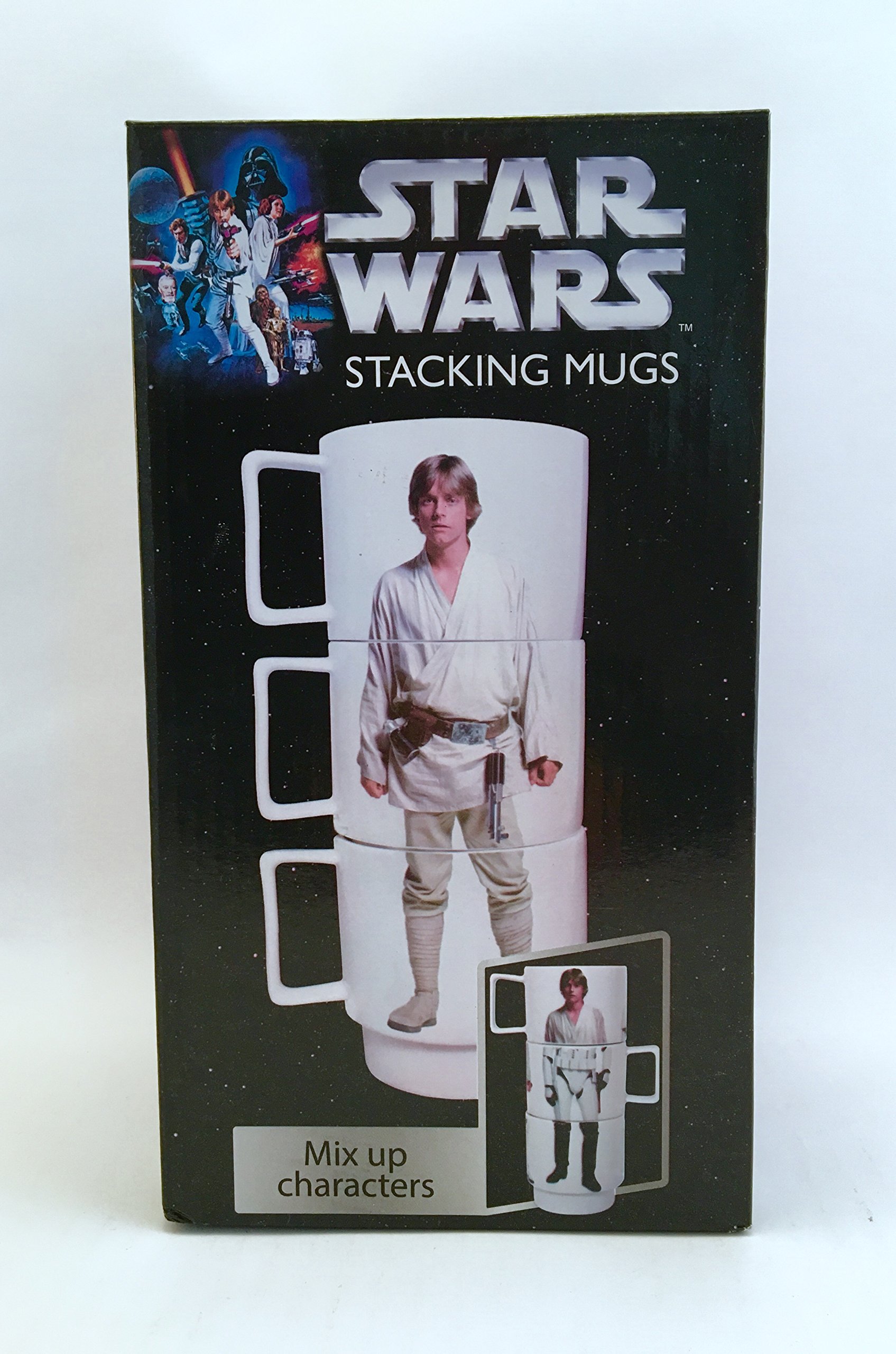 Star Wars White Funko Sw35746 Stackable Mugs,
