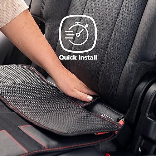 Miniatura 6 de Diono súper tapete protector de asiento, con organizador, negro, 1, Negro
