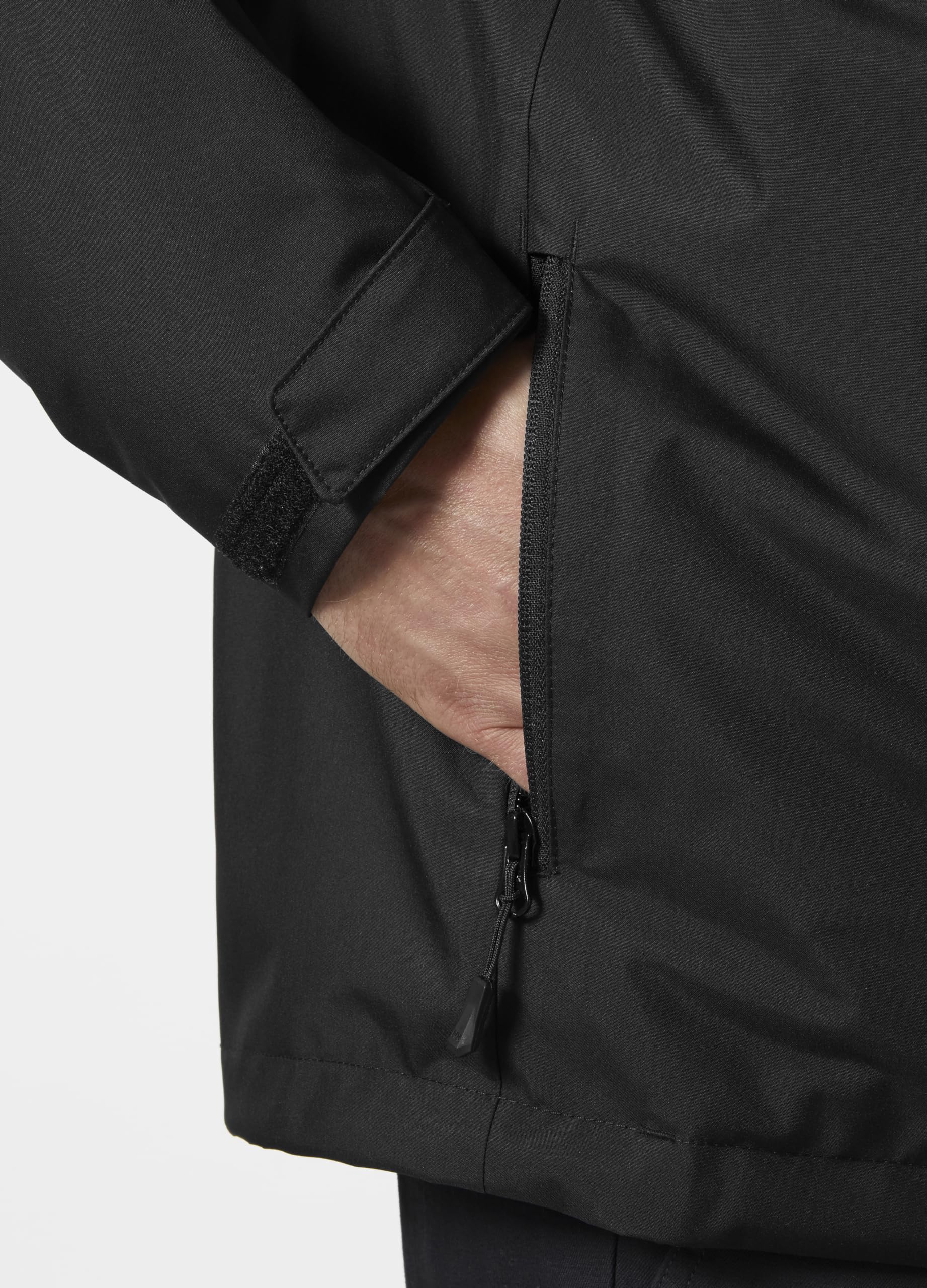 Helly Hansen Męska kurtka Crew Midlayer 2Jacket, 990 czarny, M