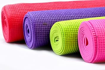 HENCO Yoga Mat with Carry Bag Zen (4mm, Multicolour)