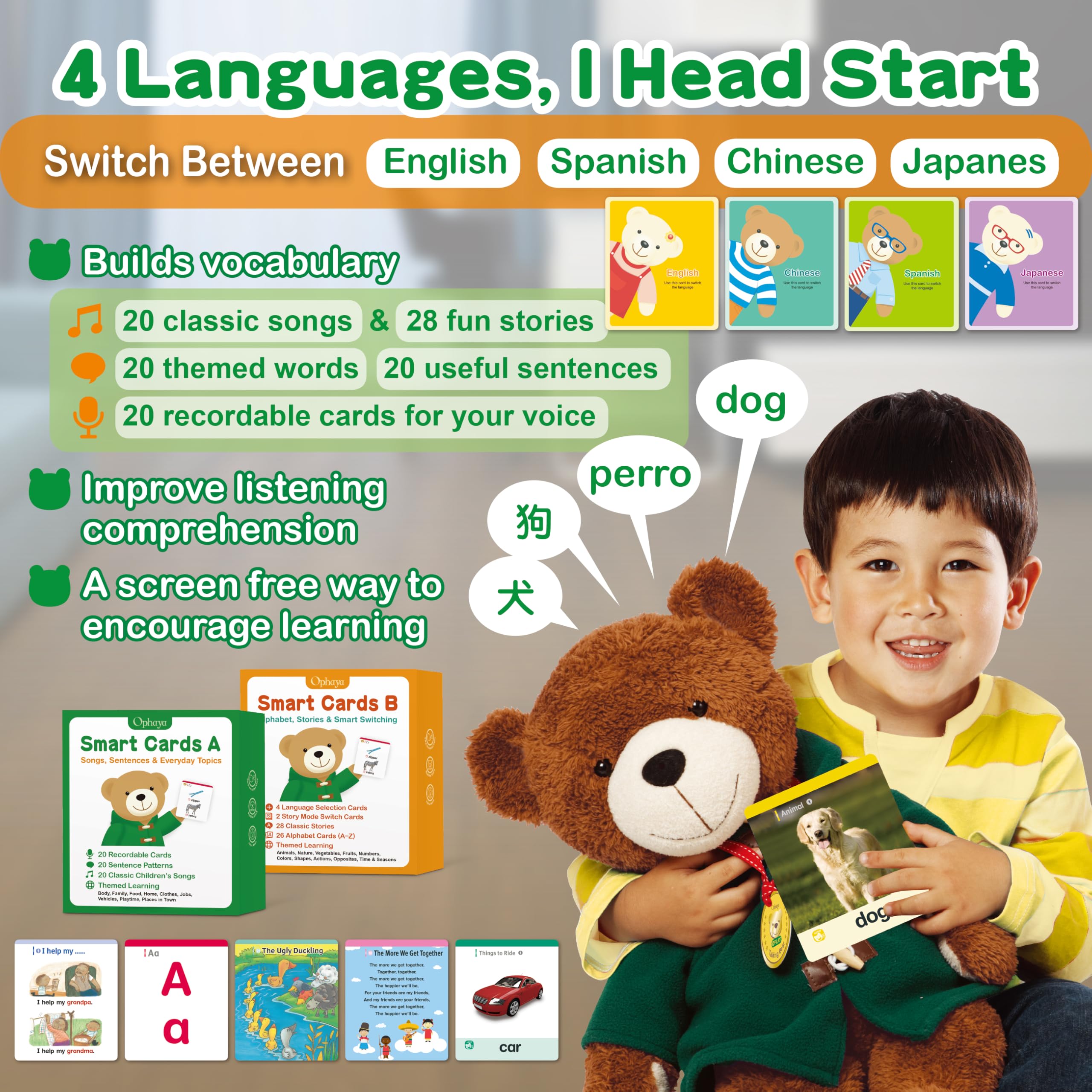 OPHAYA Ours en peluche