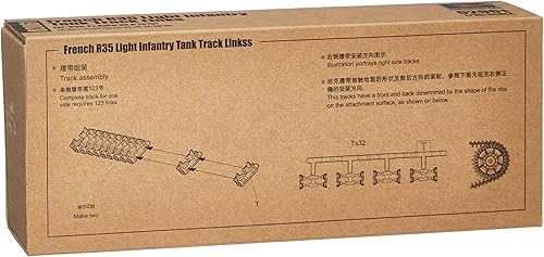 Miniatura 2 de Trumpeter 135Francés R35tanque de Infantería Track Links Modelo Kit de luz
