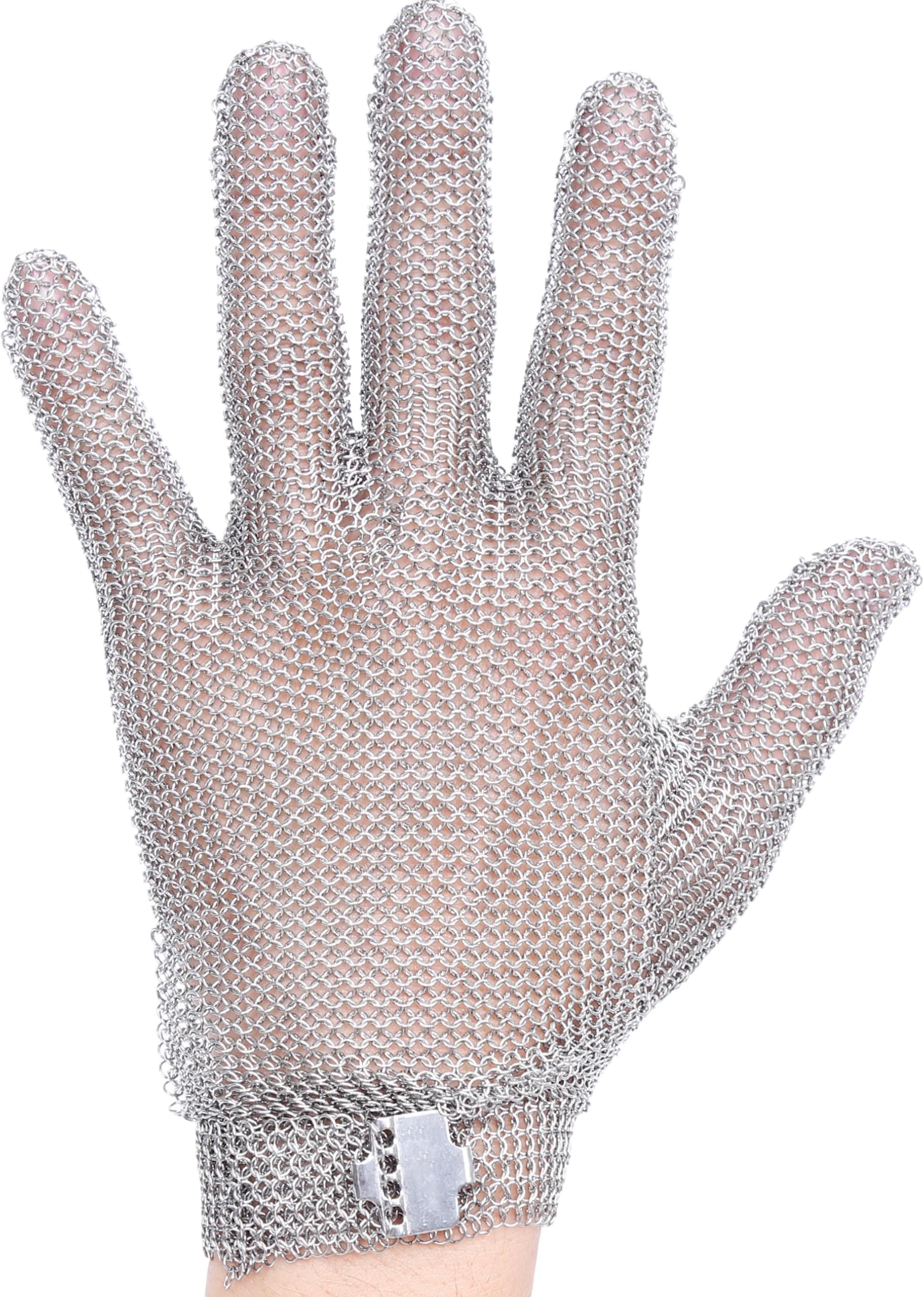 Cut Resistant Glove Stainless Steel Metal Mesh Chainmail (Small), Butcher Glove for Meat Cutting, Food Grade