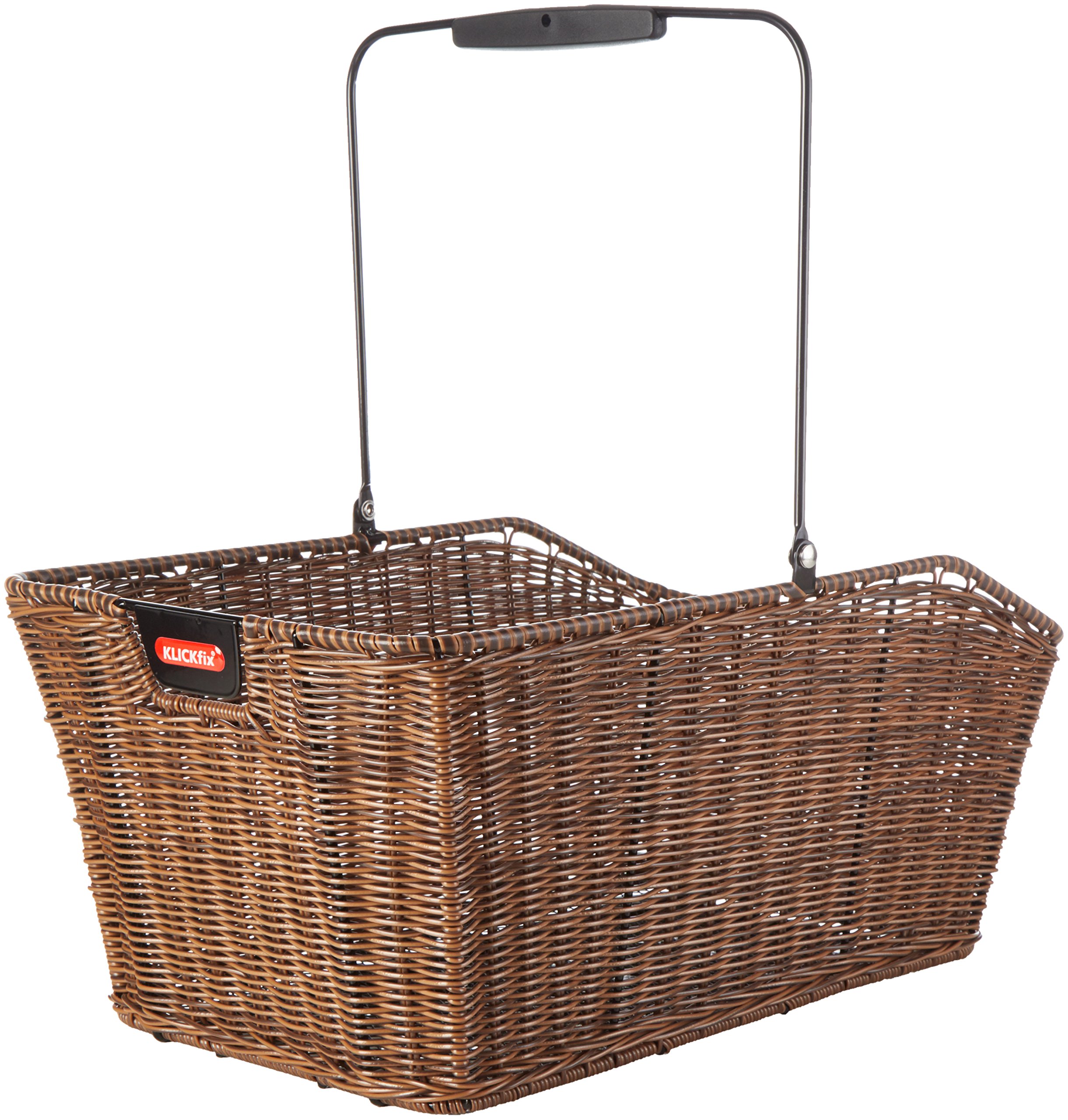 Panier De Roue Arrière Vélo KLICKfix - Dimensions 41x21x31 Cm, Noir - Pour Adulte, Fixation Universelle