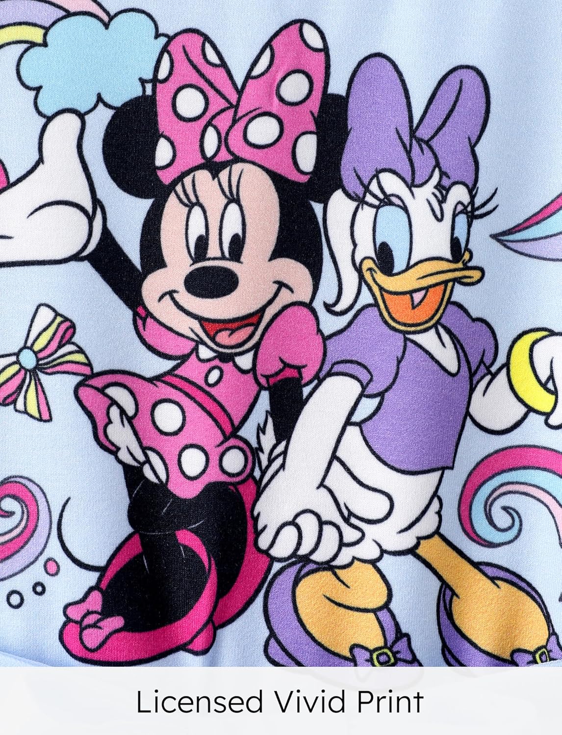 Disney Princess Frozen Elsa Minnie Mouse Stitch Toddler Girl Romper With Skirt Overlay Summer Jumpsuit with Bow 2-6 Years - Image 3