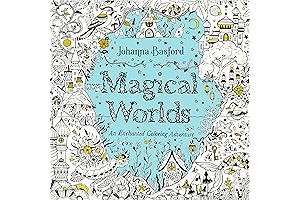 Johanna Basford's Magical Worlds,An Enchanted Coloring Adventure Book For Adults