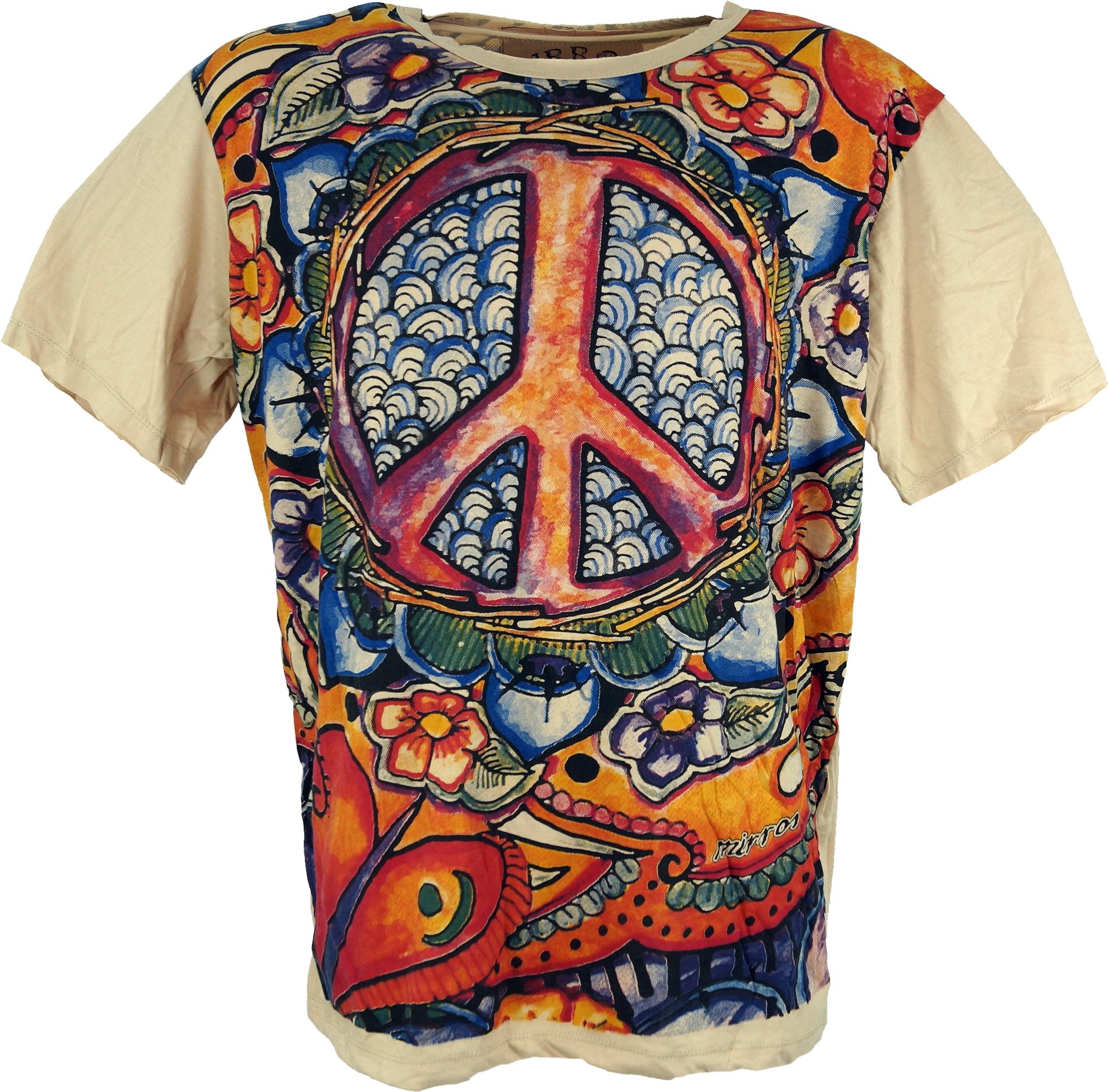 GURU-SHOPMirror T-Shirt, Cotton, Printed T-Shirts