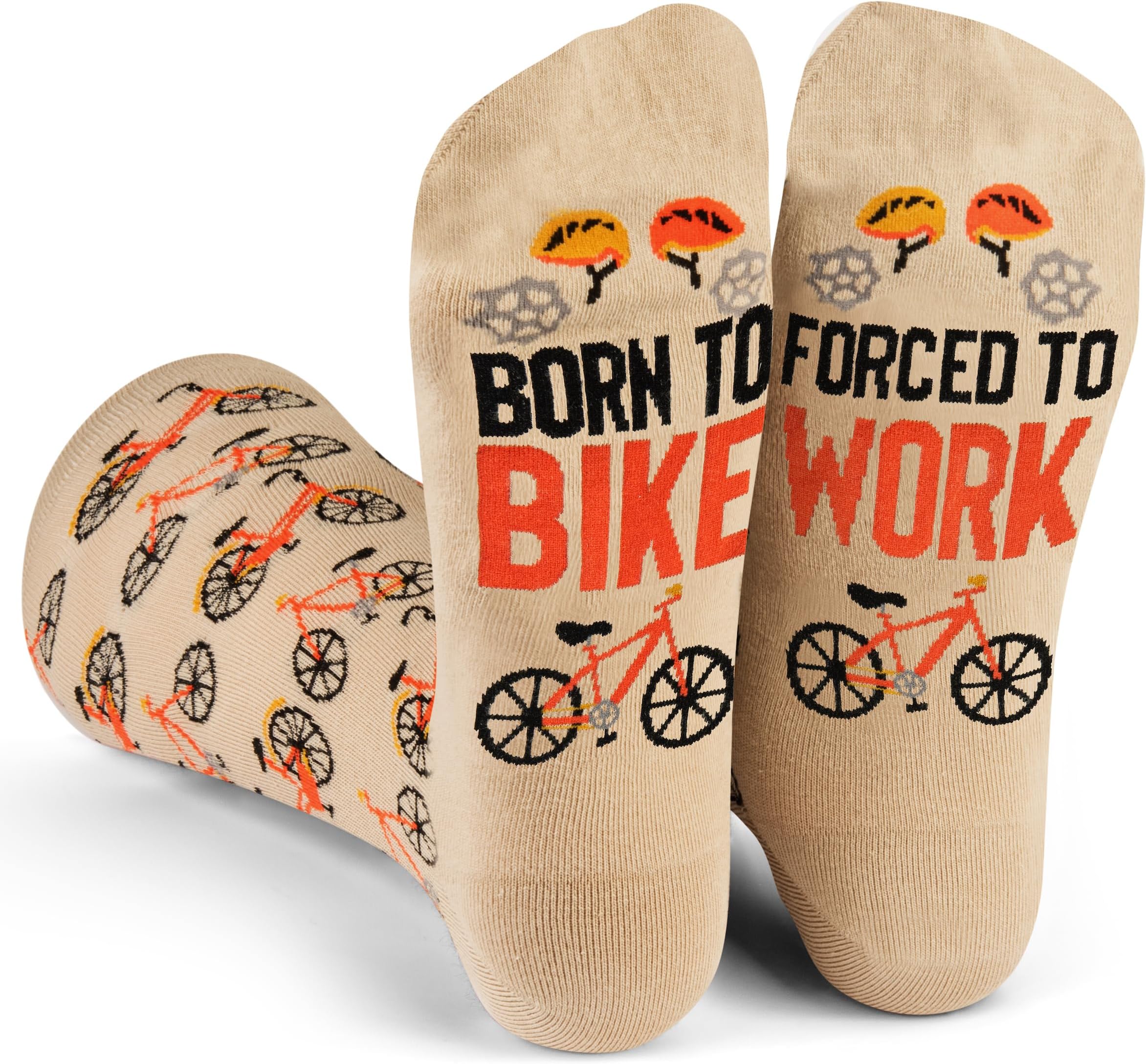 Bike Socks - Gifts for cyclists and mountain bikers - Fun holiday or birthday gift - Great stocking stuffer