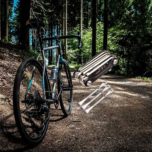 Miniatura 4 de Herramienta de cadena de bicicleta, palancas de neumáticos de bicicleta, kit de reparación de neumáticos de bicicleta, rompedor de cadena, kit