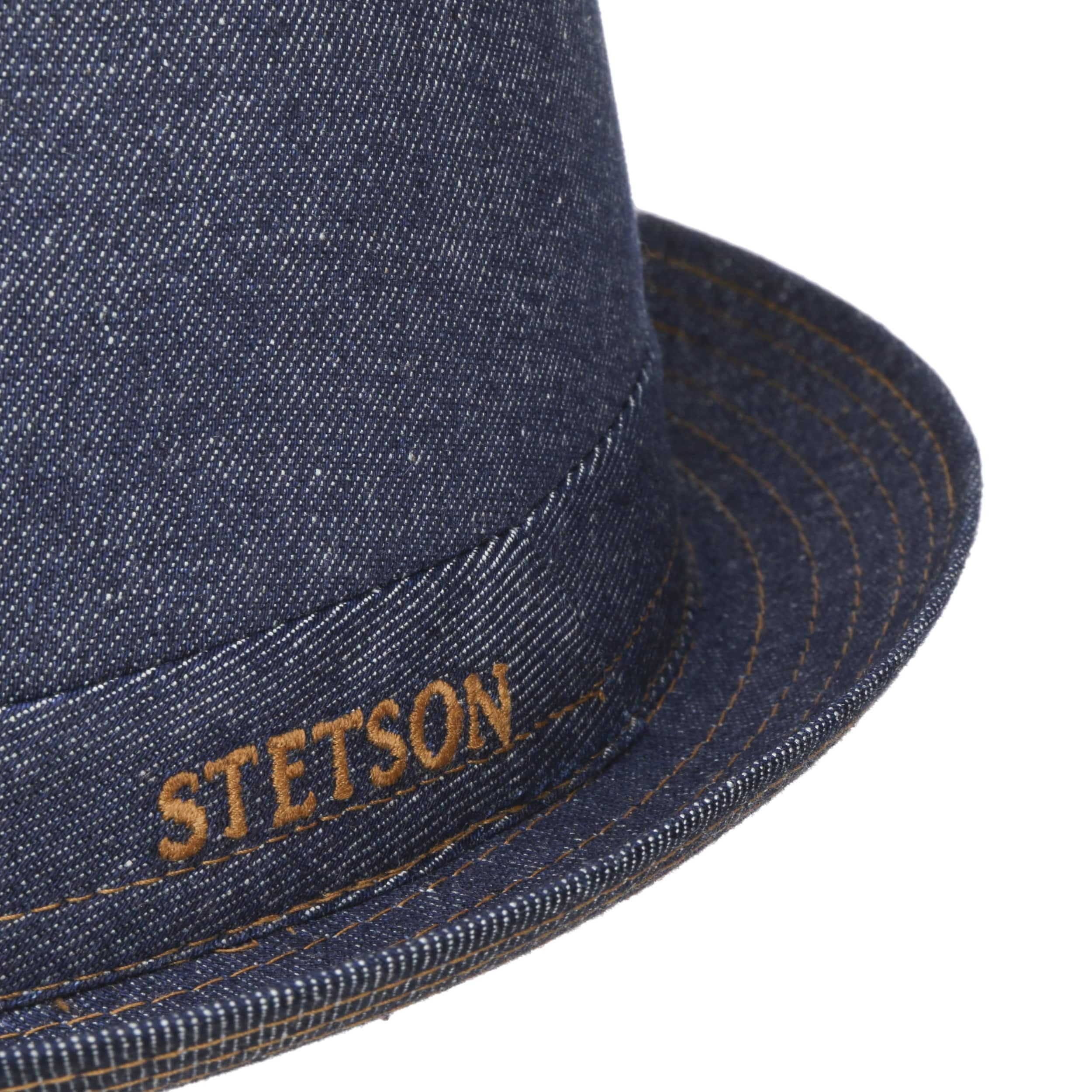 Stetson Danvick Cappello Pork Pie Denim Prodotto in Italia Unisex Primavera Estate