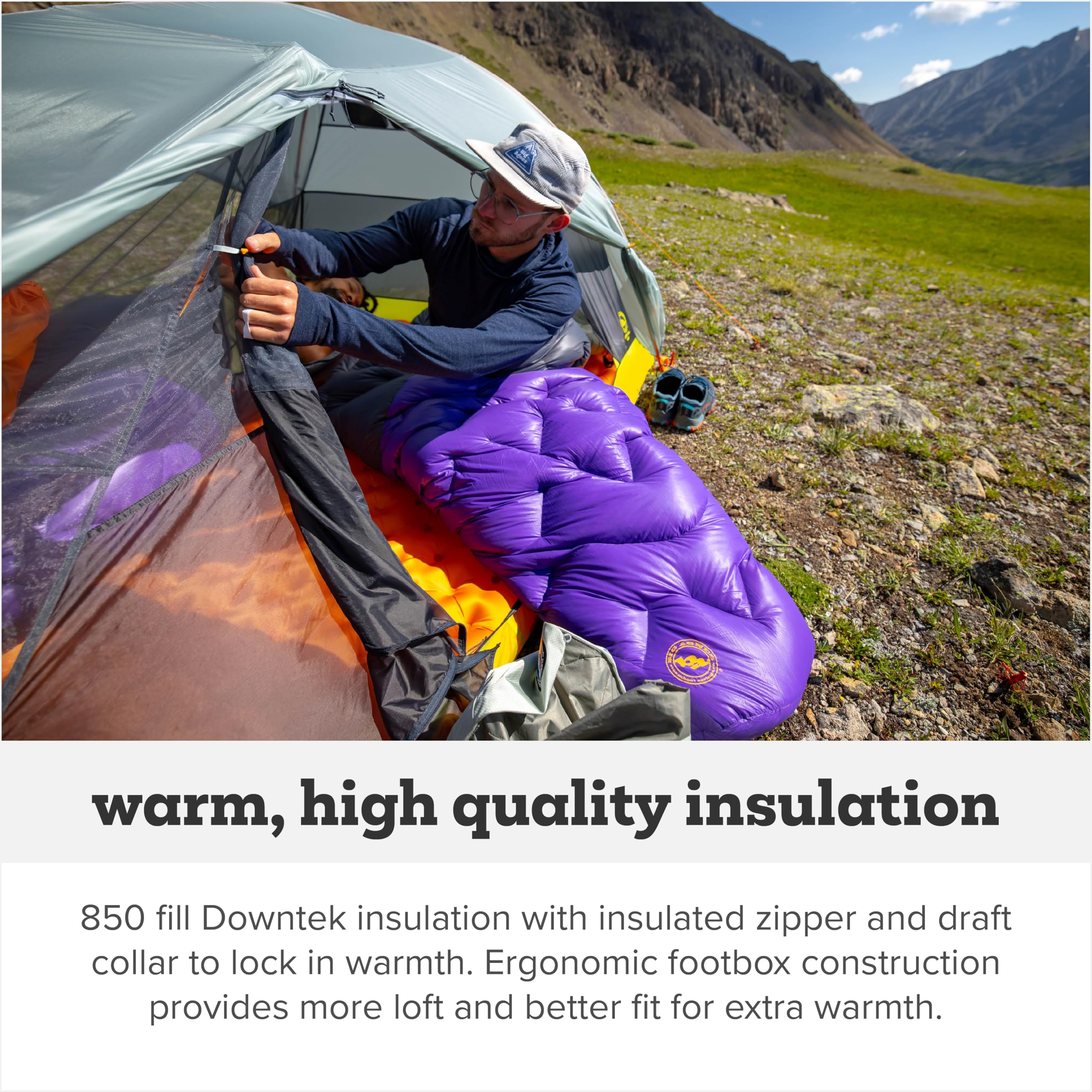 Amazon.com : Big Agnes Fly Creek UL - Sleeping Bag and Quilt, 25