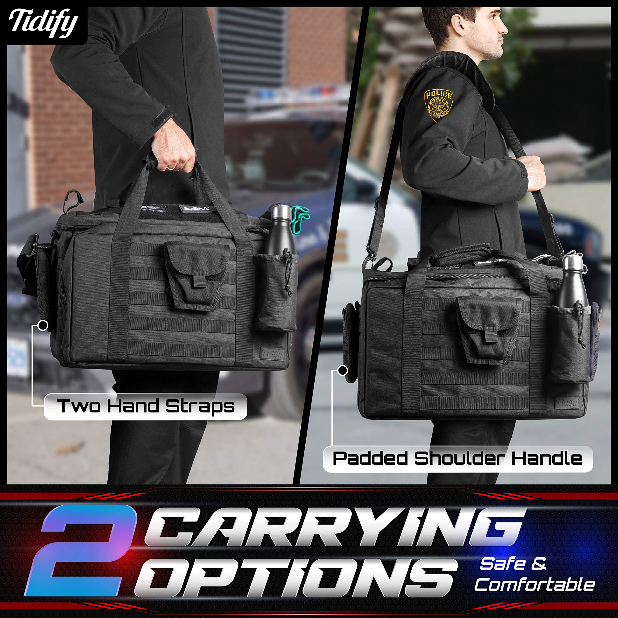 Patrol Bag for Law Enforcement Police Gear Tactical Bag Car Seat