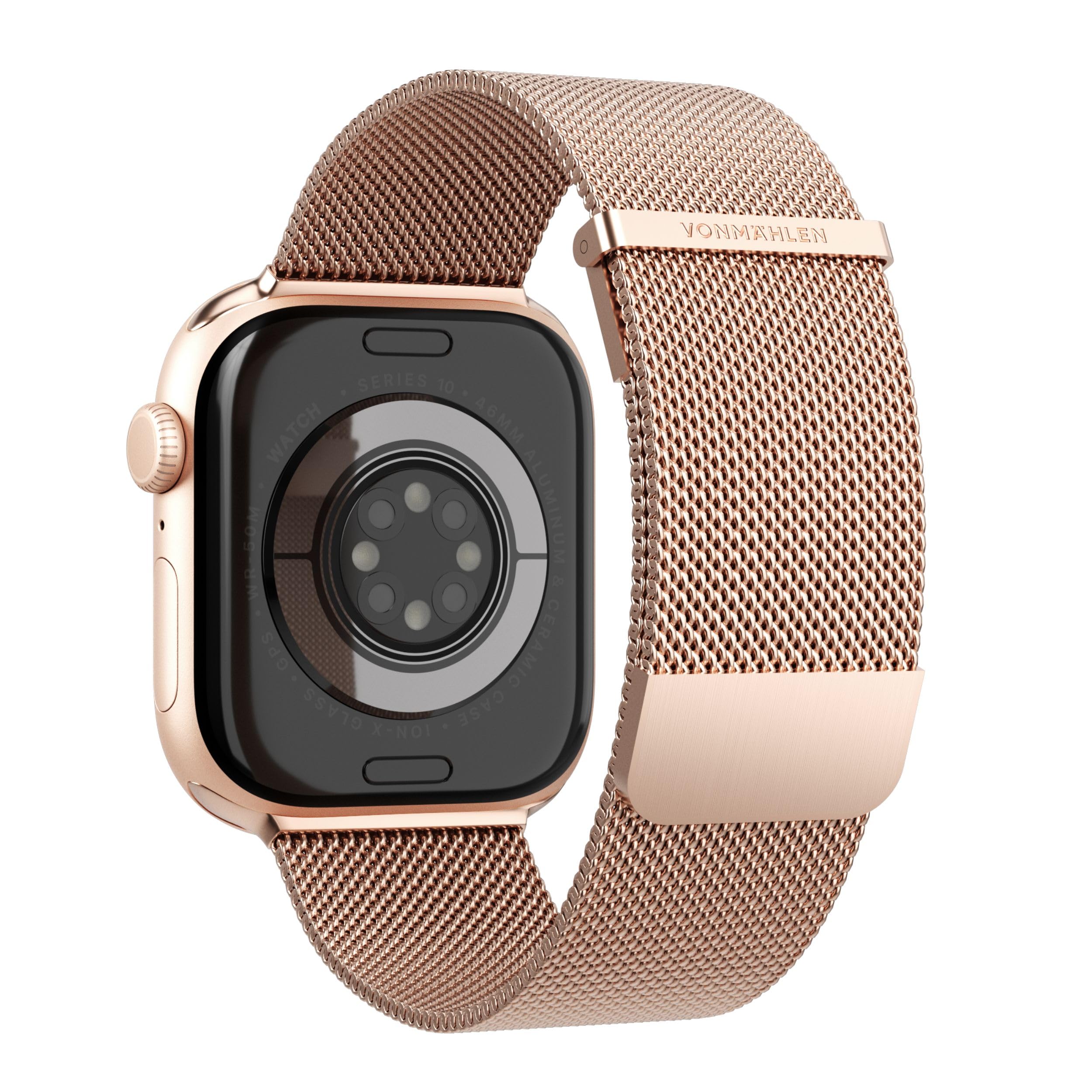 VONMÄHLEN Milanese Loop 2 - Bracelet élégant en acier inoxydable avec fermeture magnétique - Réglable de qualité supérieure - Compatible avec Apple Watch