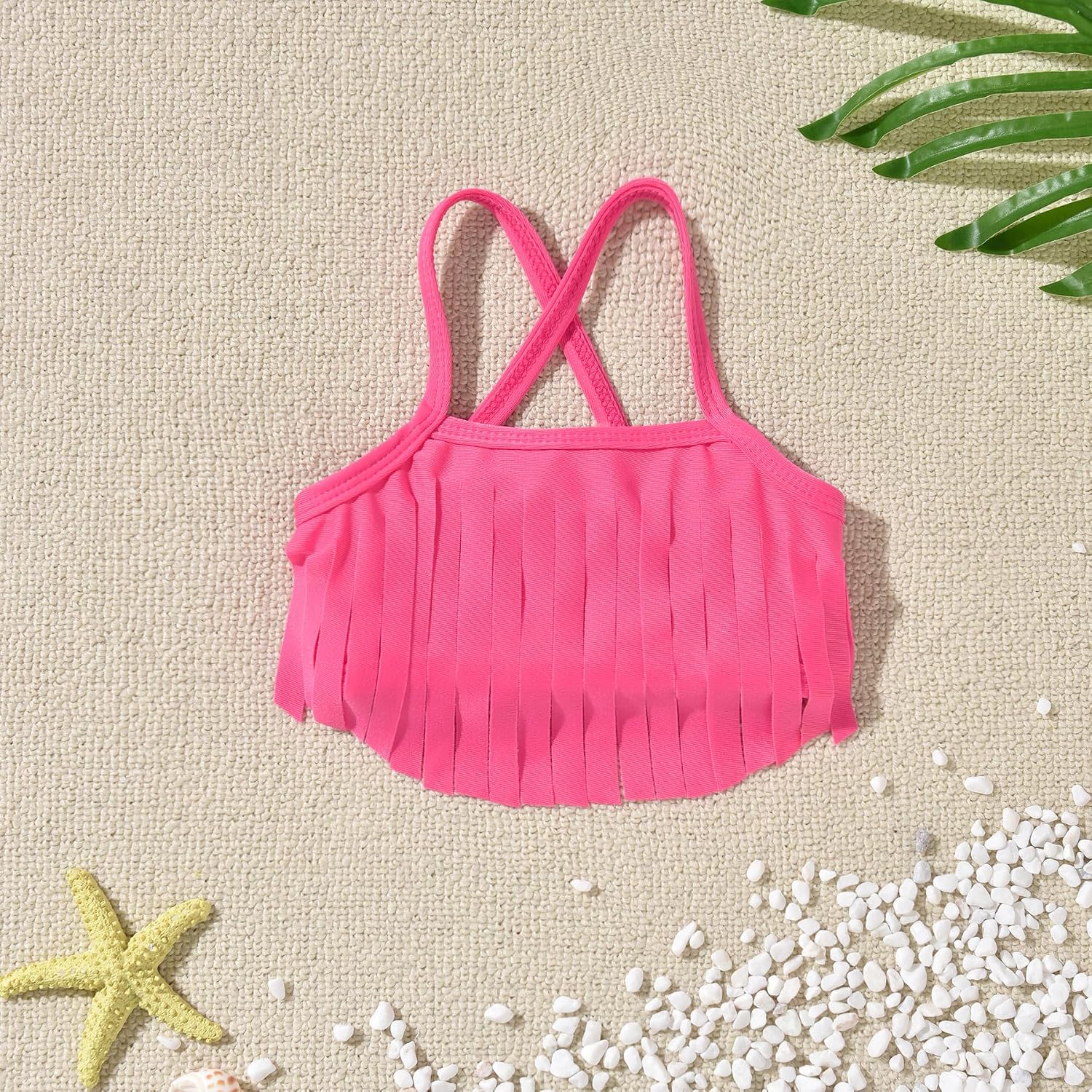 Toddler Infant Baby Girls Swimsuit Tassels Bikini Two Pieces Bathing Suit Summer Beach Outfits Set