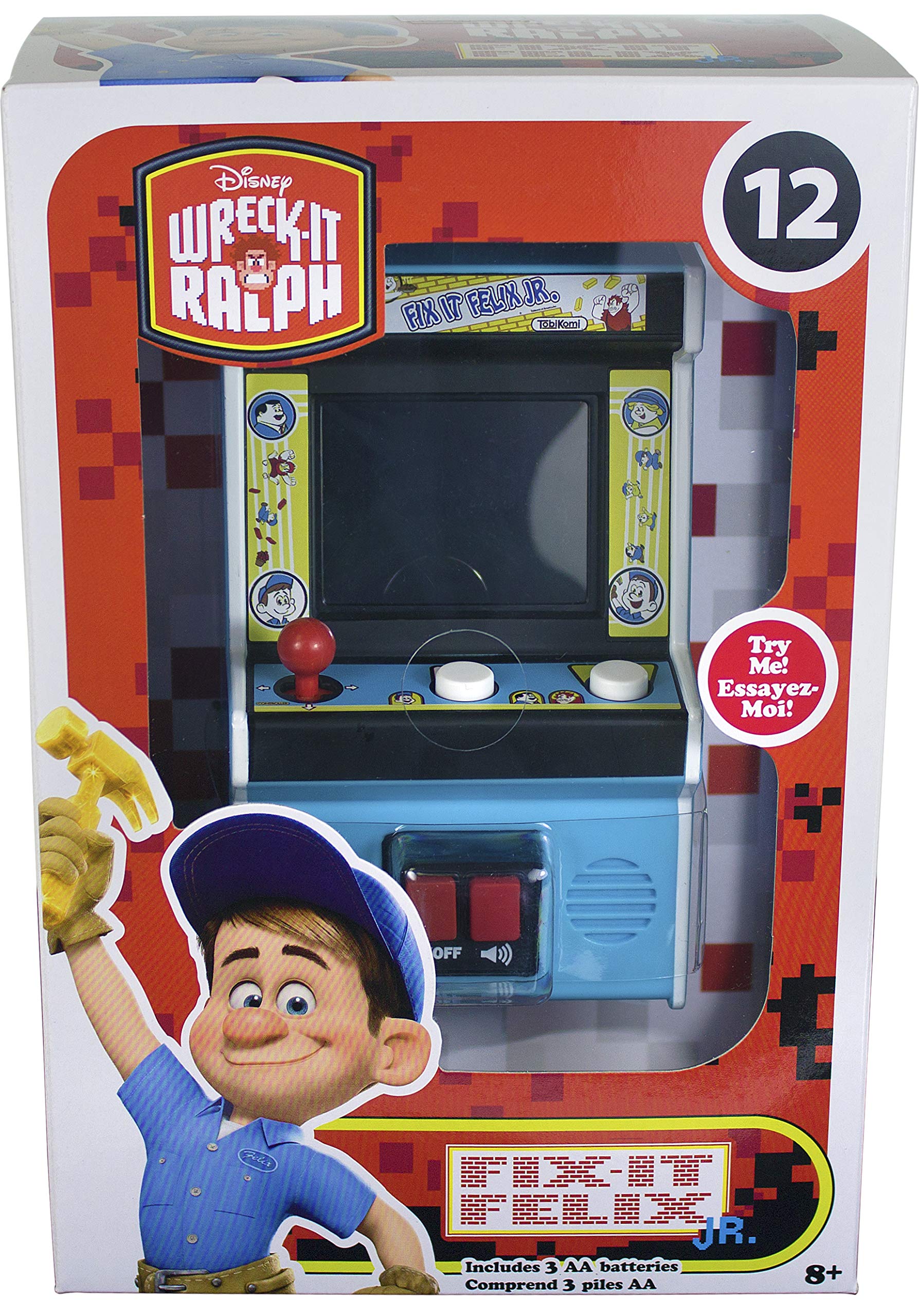 Basic Fun Mini Arcade Game Fix It Felix Jr. #12 Disney Wreck