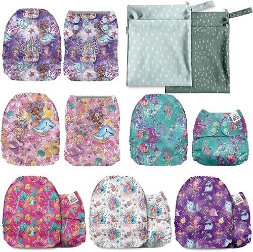 Miniatura 1 de Mama Koala 1.0 pañales de tela para bebé (160070) con 2 bolsas impermeables para seco y húmedo