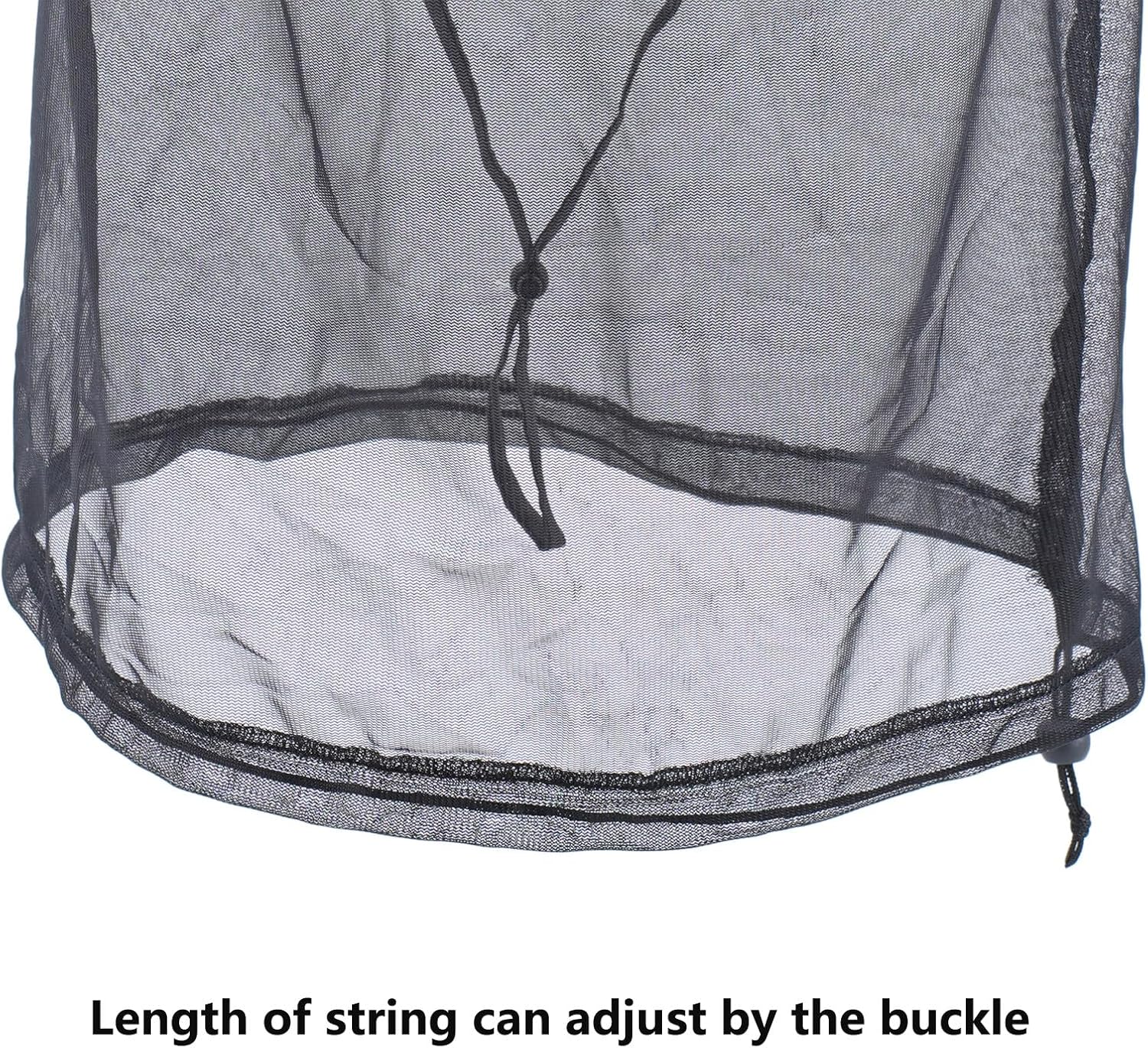 Mosquito Head Net Hat Sun Safari Hats with Hidden Net Mesh Mask for Fishing Hiking Camping Climbing - Image 4