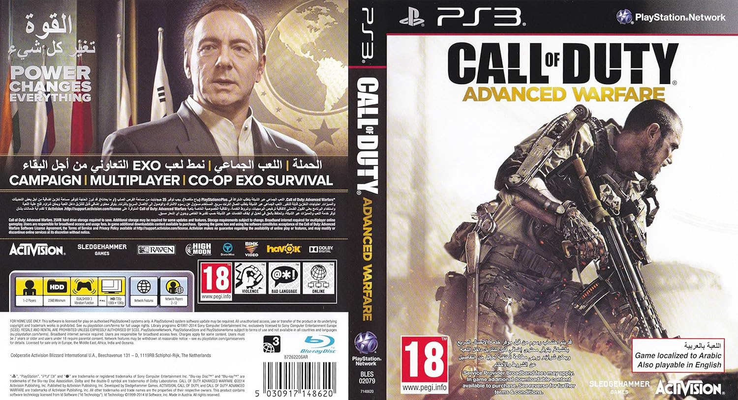 Call of Duty: Advanced Warfare (English/Arabic Box) (PS3)