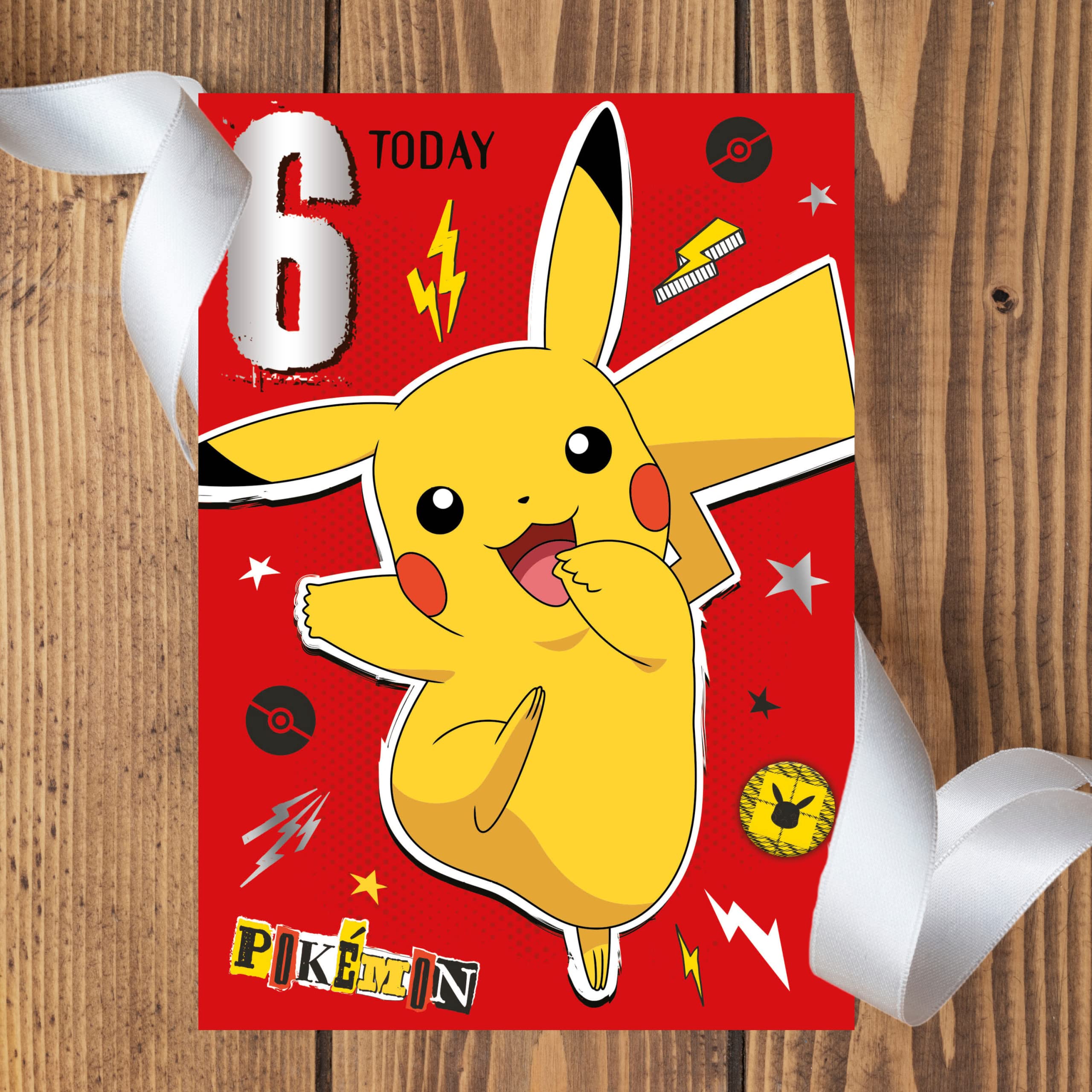 Biglietto Di Auguri Di Compleanno Pikachu - Biglietto Di Auguri Di Compleanno Pokémon - Biglietto Di Auguri Digitale - Scarica E Stampa - Biglietto Personalizzato - Buon Compleanno - Italia - Foto 7