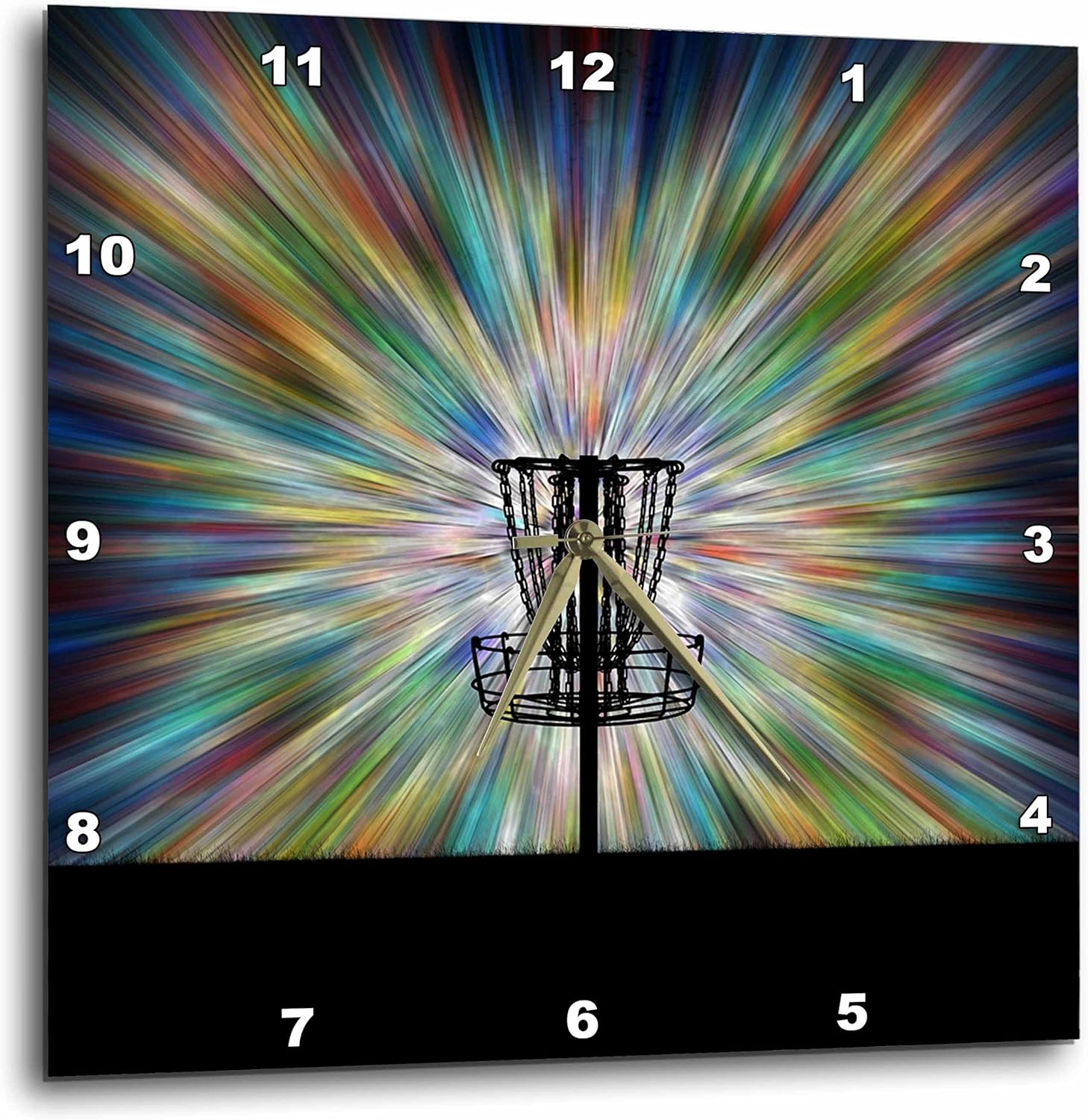 3D Rose DPP_243441_1 Disc Golf Basket Silhouette, 10" x 10"