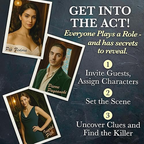 Miniatura 4 de Fiesta de Misterio de Asesinato, Balas y Brie, para Edades 18+