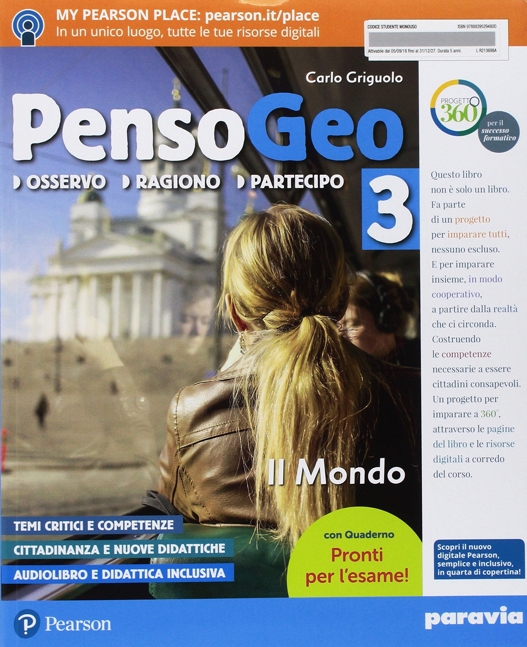 PensoGeo. Con Atlante. Con L''imparafacile. Con Temi d'attualità. Con Pronti per l'esame! Per la Scuola media. Con ebook. Con espansione online (Vol. 3)