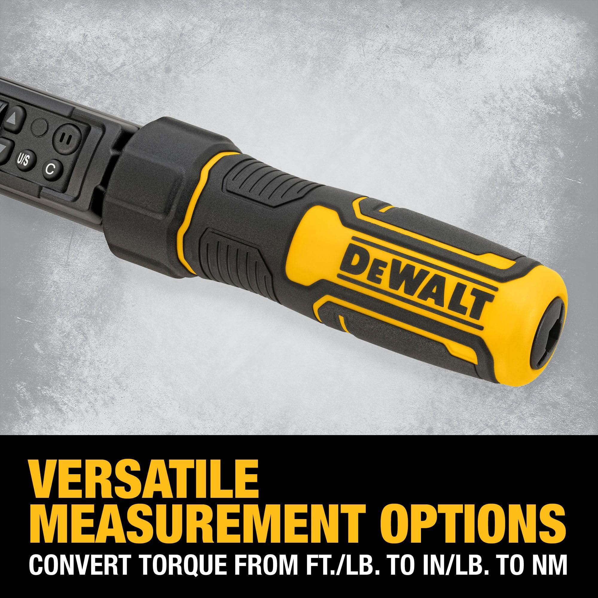 DEWALT Chiave dinamometrica, 3/8" Drive, chiave dinamometrica digitale (DWMT17061)