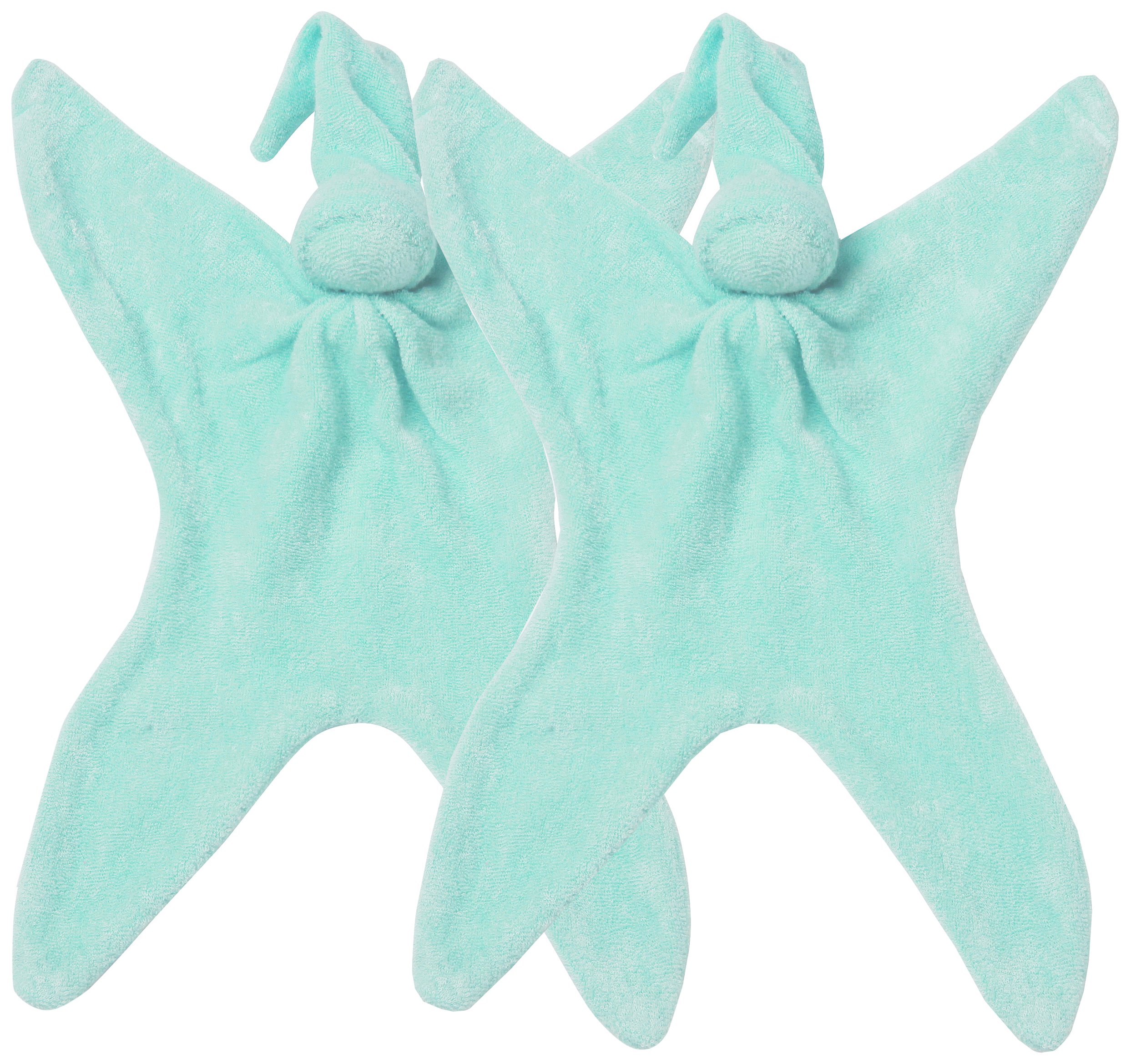 CUSKI Miniboo 2 Pack, Prem Baby Comforter, as used within NHS (Minty)
