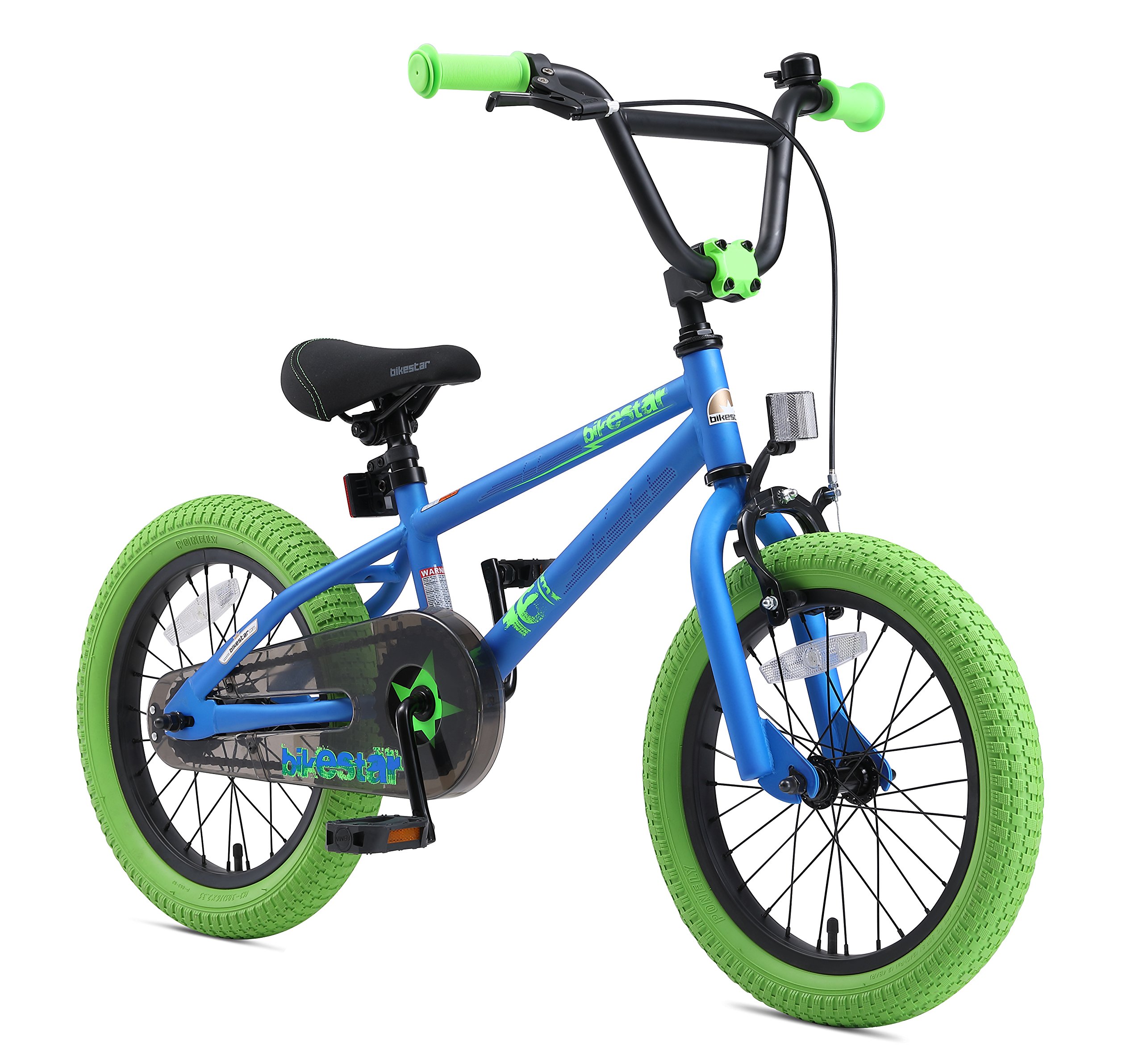 BIKESTAR Bicicletta Bambini 4 Anni da 16 Pollici | Bici per Bambino et Bambina BMX con Freno a retropedale et Freno a Mano |