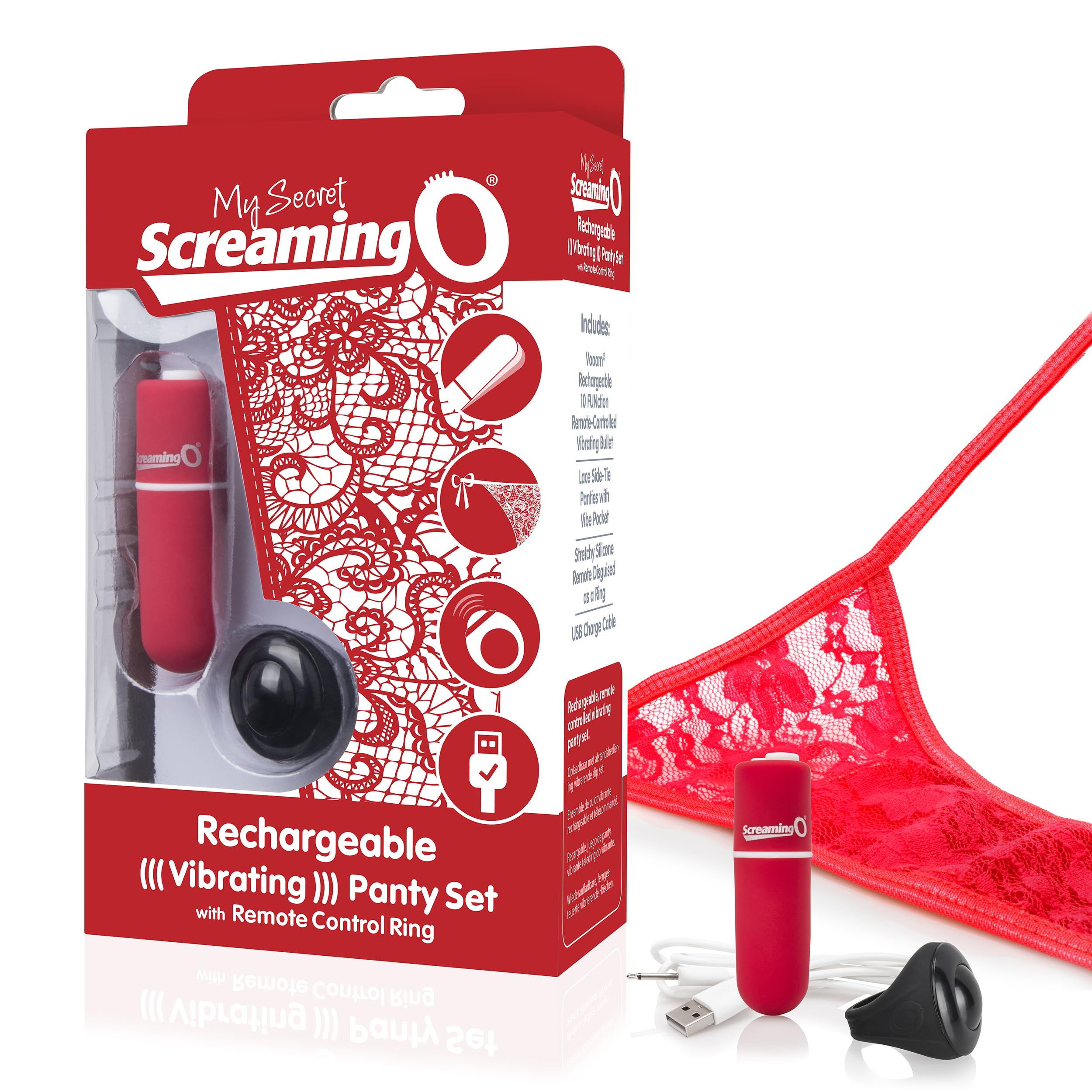 Amazon.com: Screaming O Charged Remote Panty Vibe - Wearable Bullet Vibrator with Wireless Remote - Rechargeable Clitoral Stimulator - Quiet Panty Vibrator for Women - Couples Sex Toy - Waterproof - Red : Health & Household Amazon.com: Screaming O Charged Remote Panty Vibe - Wearable Bullet Vibrator with Wireless Remote - Rechargeable Clitoral Stimulator - Quiet Panty Vibrator for Women - Couples Sex Toy - Waterproof - Red : Health & Household