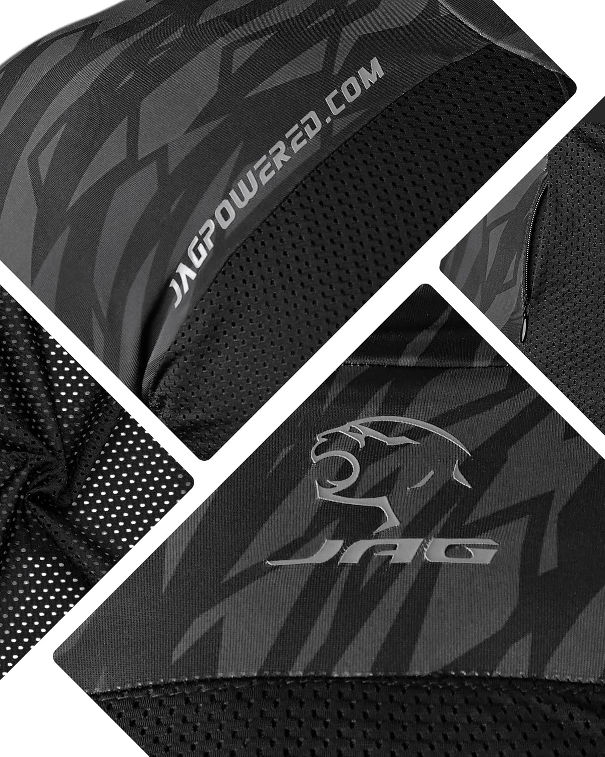 J.A.G. Motorcycle Mesh Shirt for Men with CE Certified Protective Padded Armors | All Season Motorcycle Riding Shirt - Image 8