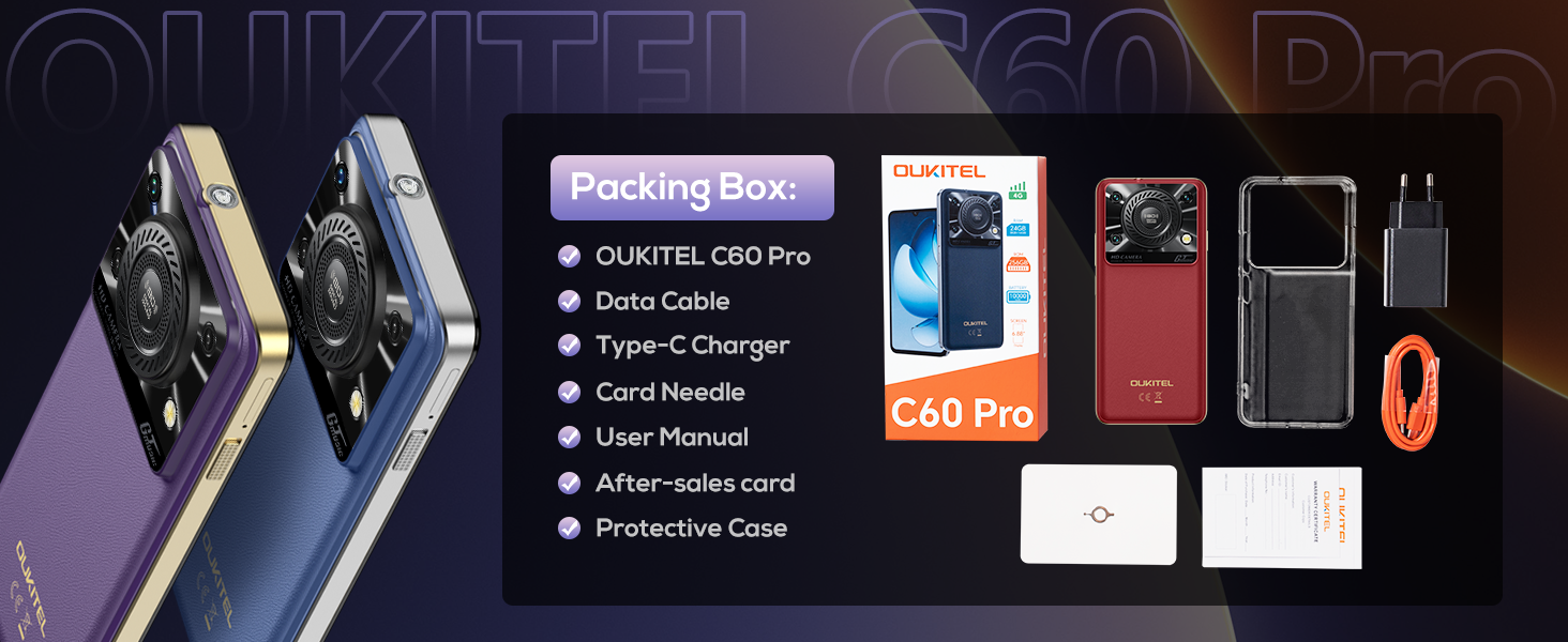 Amazon.com: OUKITEL C60 PRO Android 15 Cell Phone Unlocked 2025