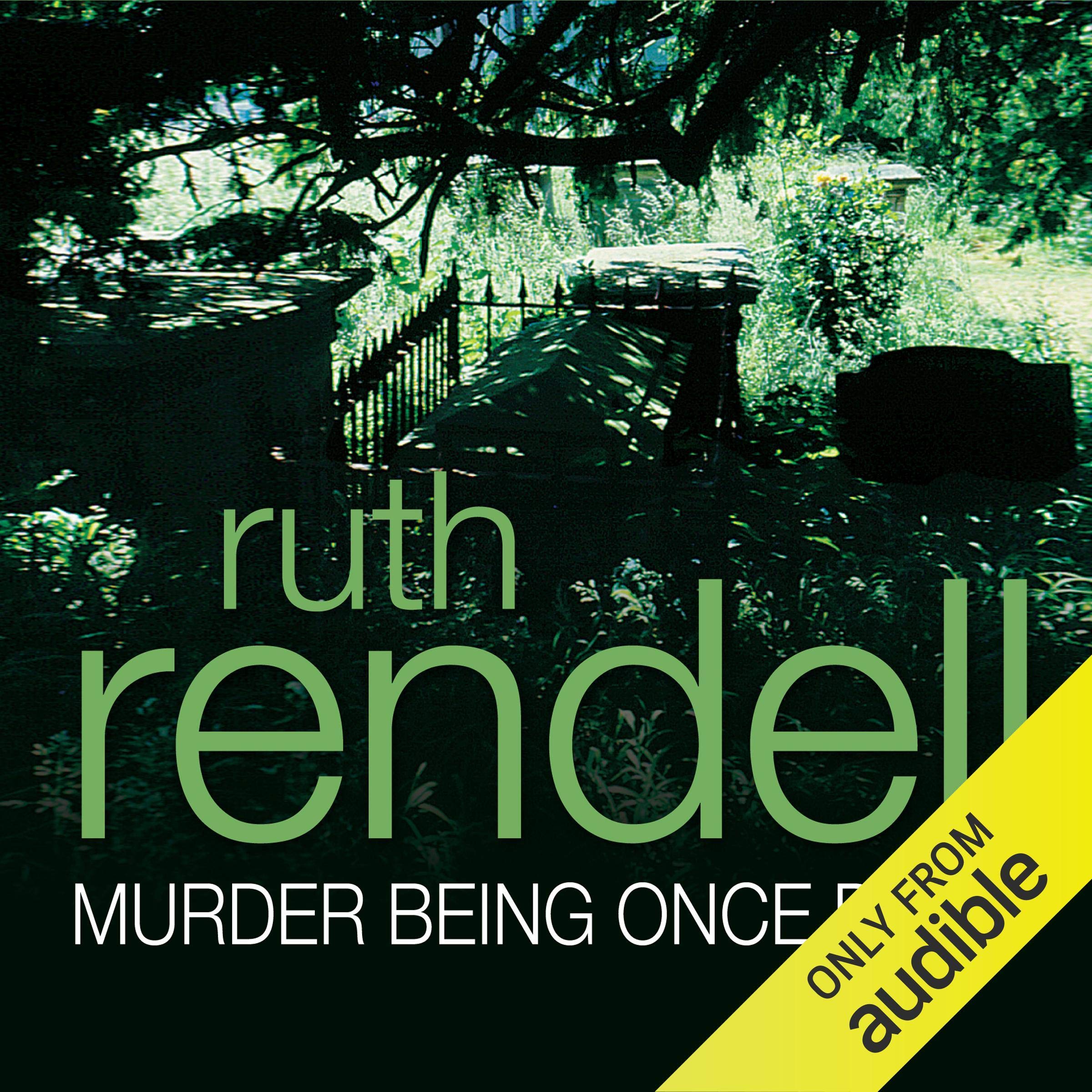 Cover art for Murder Being Once Done