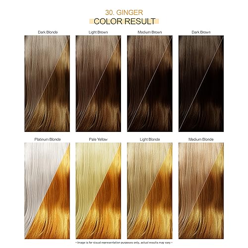 Miniatura 3 de Adore Tinte para el cabello semipermanente, vegano y libre de crueldad, 4 onzas líquidas, jengibre 030 (paquete de 1)