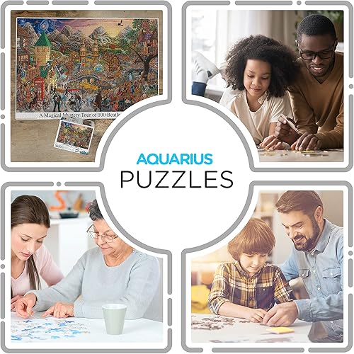 Miniatura 4 de Aquarius The Beatles Magical Mystery Tour (rompecabezas de 3000 piezas) – Mercancía y coleccionables con licencia oficial de los Beatles, sin