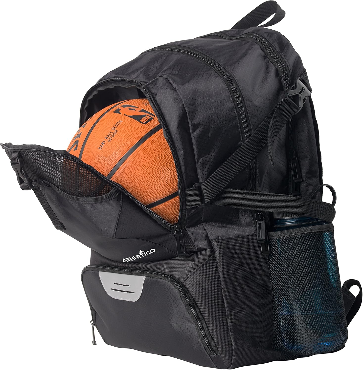 Athletico National Soccer Bag - Backpack for Soccer, Basketball & Football Includes Separate Cleat and Ball Holder