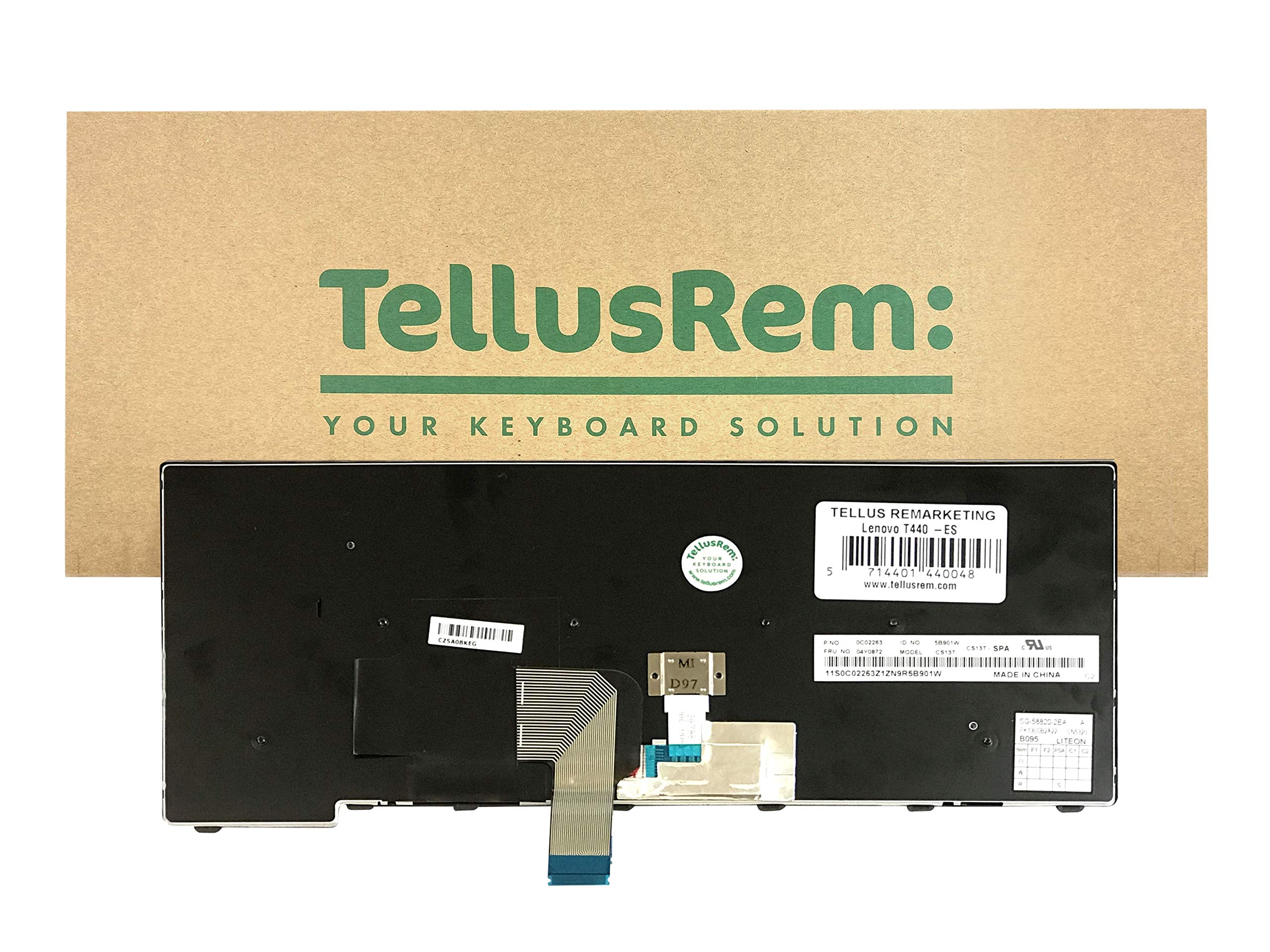 Tastiera per Laptop retroilluminata per Lenovo Thinkpad T440 T440P T440S T431S T450 T450S T460 belga francese AZERTY greco norvegese danese  7