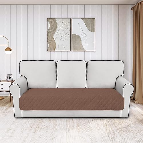 Vista 144 de Easy-Going - Funda protectora, 100 % impermeable, protector de muebles, funda de sofá, funda antideslizante lavable, reutilizable, contra Beige