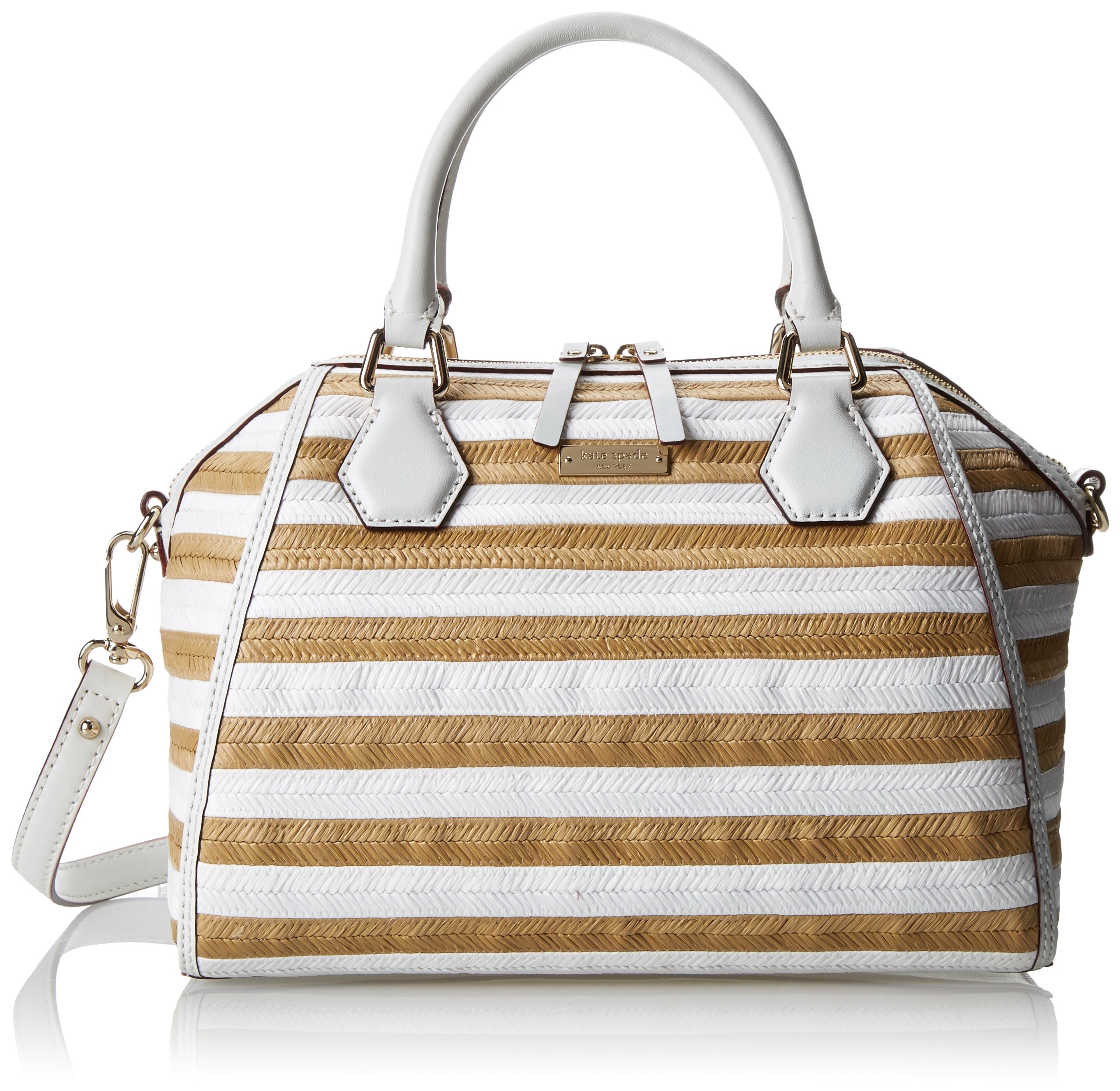 kate spade new york Catherine Street Straw Pippa Top Handle Handbag