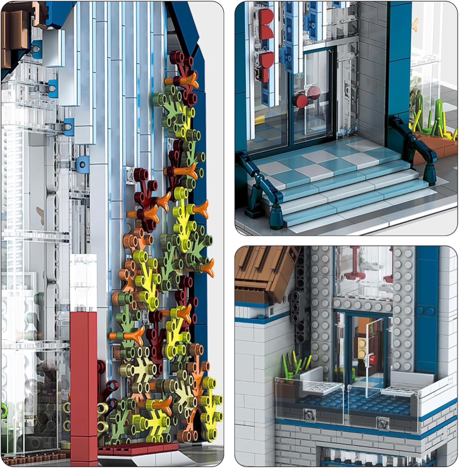 General Jim's Modern Library Glass Modular Building Blocks Set image 4