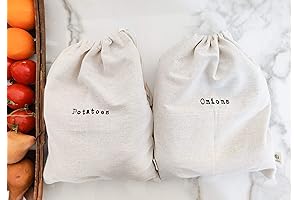 Farmhouse Artisan Potato Parcel 100% Linen Keeper Storage Bags
