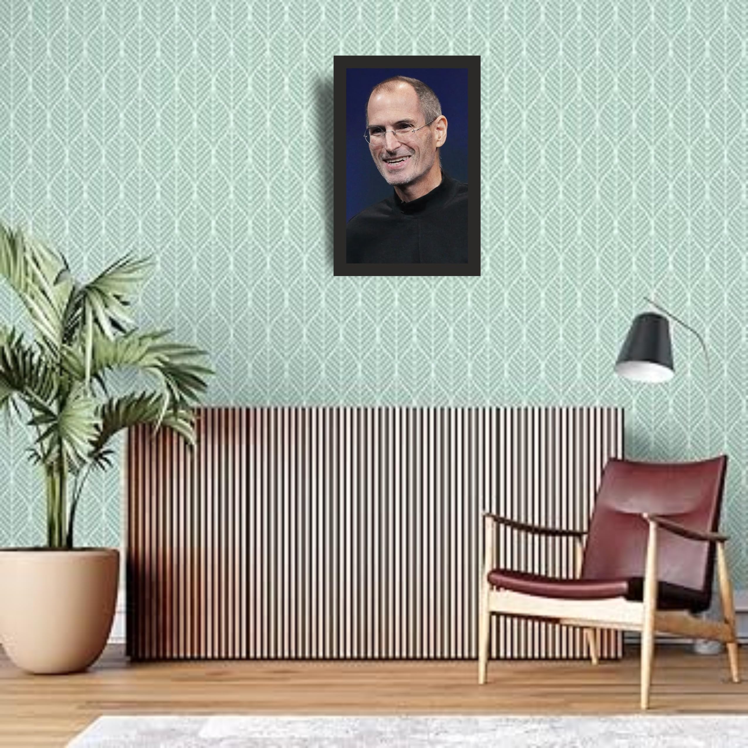 Smiling Visionary Innovator Portrait Wall Art