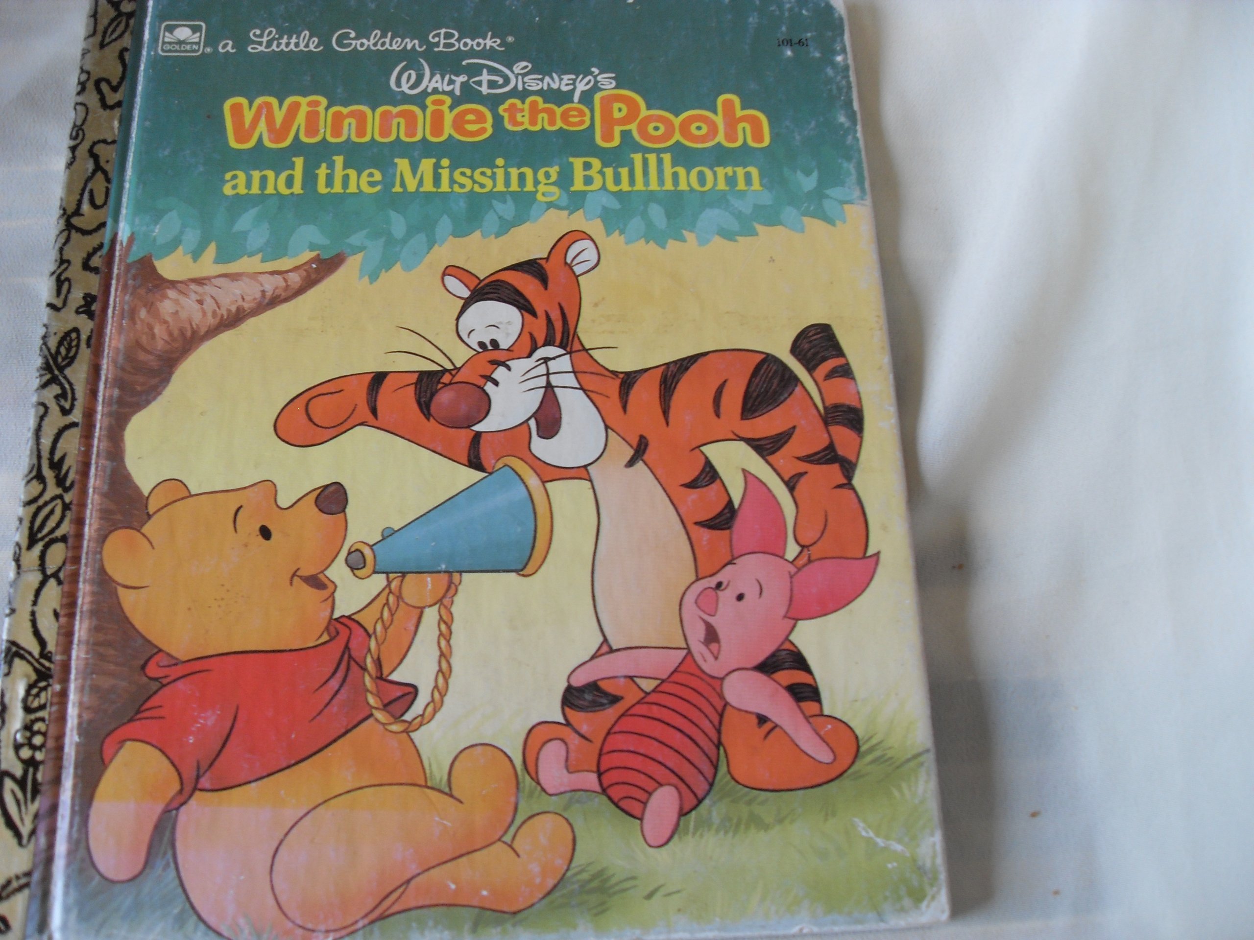 Cover of Walt Disney's Winnie the Pooh and the missing bullhorn (A Little golden book)